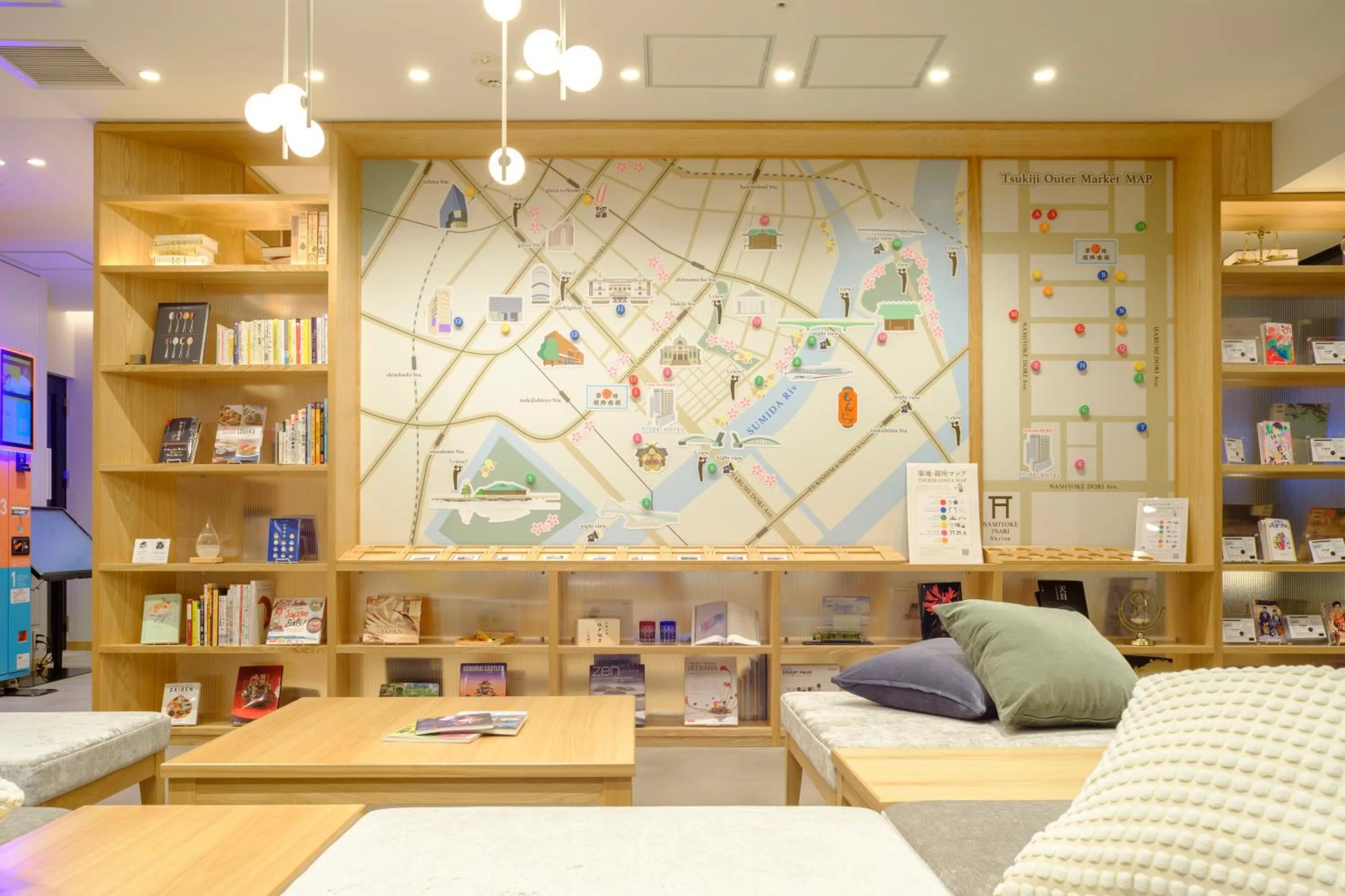 Communal lounge/ TV room in Tosei Hotel Cocone Tsukiji Ginza Premier