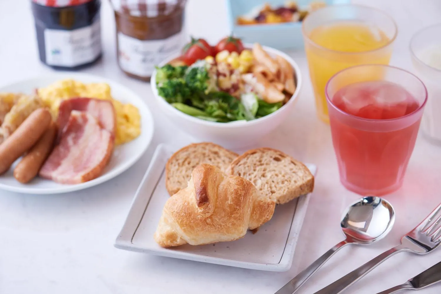 Buffet breakfast in Tosei Hotel Cocone Tsukiji Ginza Premier