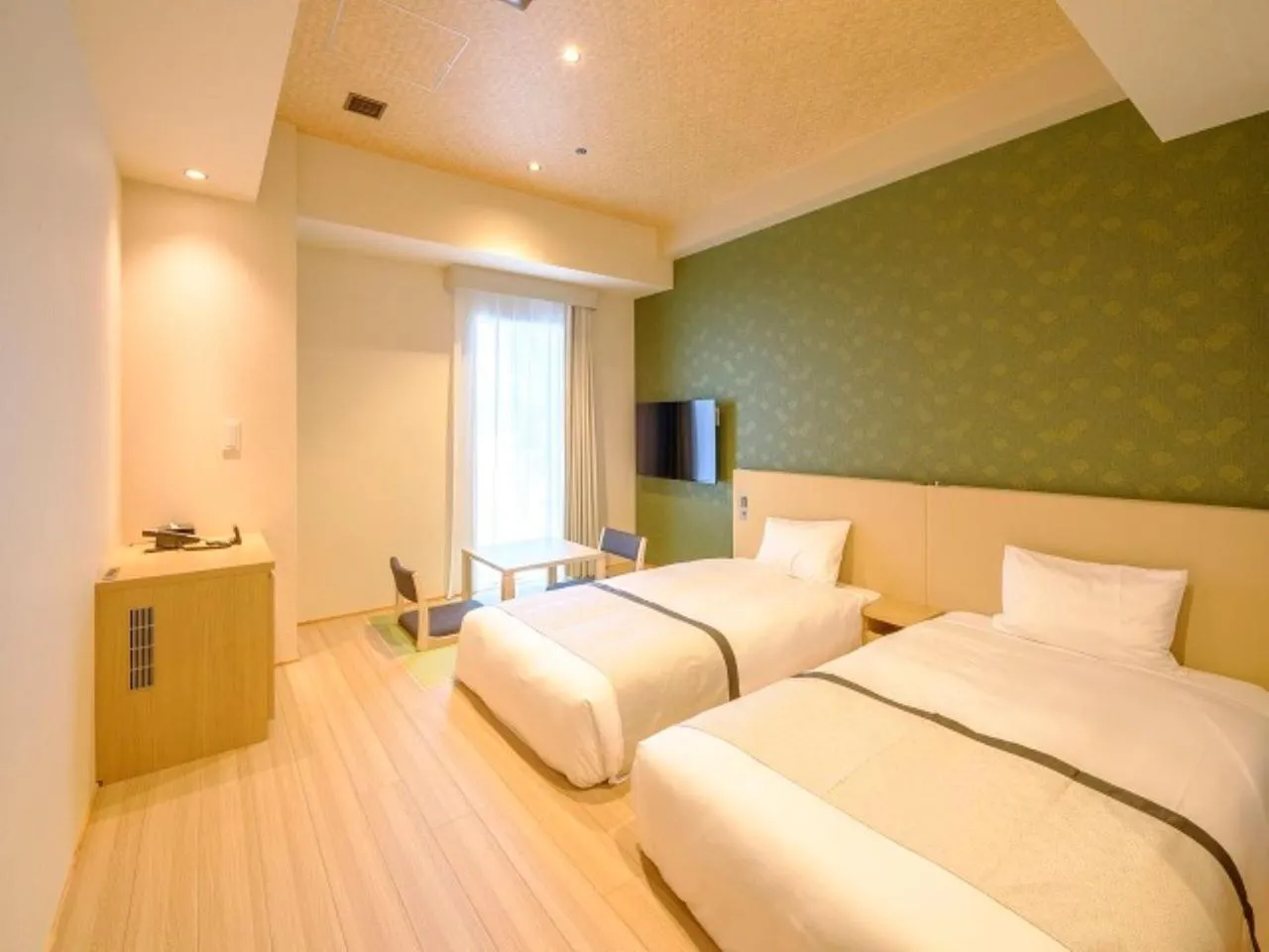 Bed in Tosei Hotel Cocone Tsukiji Ginza Premier