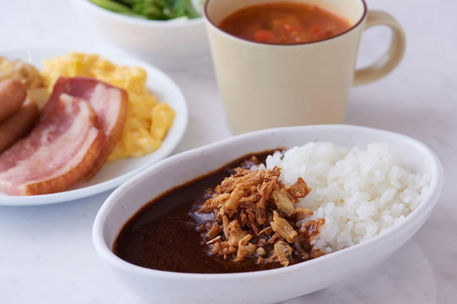 Buffet breakfast in Tosei Hotel Cocone Tsukiji Ginza Premier