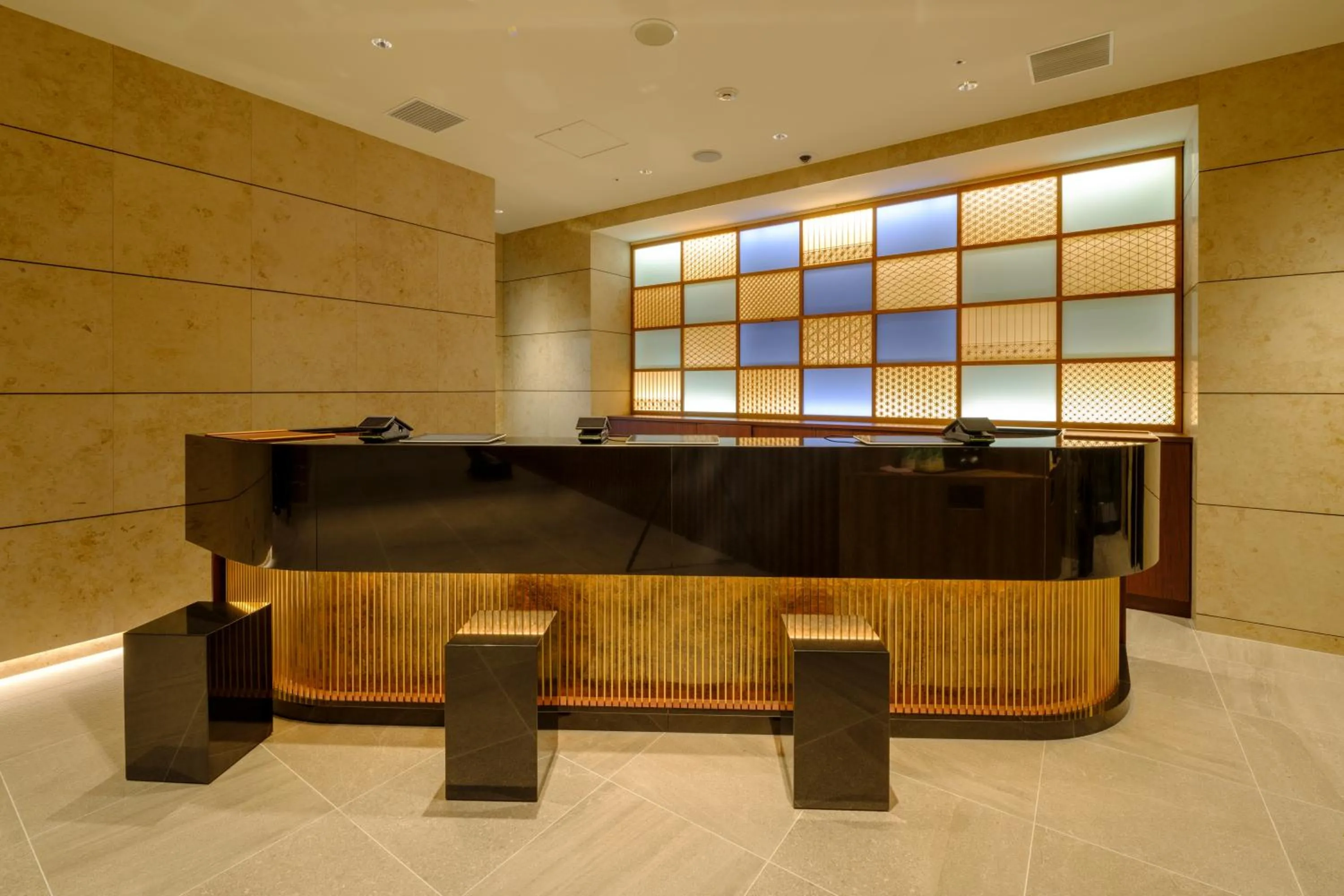 Lobby or reception in Tosei Hotel Cocone Tsukiji Ginza Premier