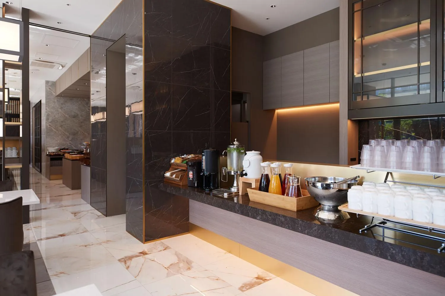 Buffet breakfast in Tosei Hotel Cocone Tsukiji Ginza Premier