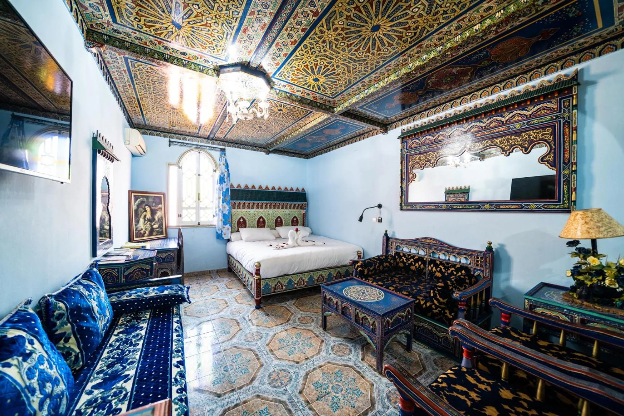 Bed in Moroccan House