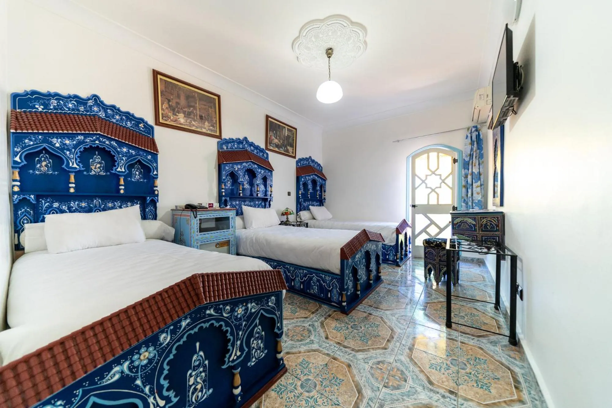 Bed in Moroccan House