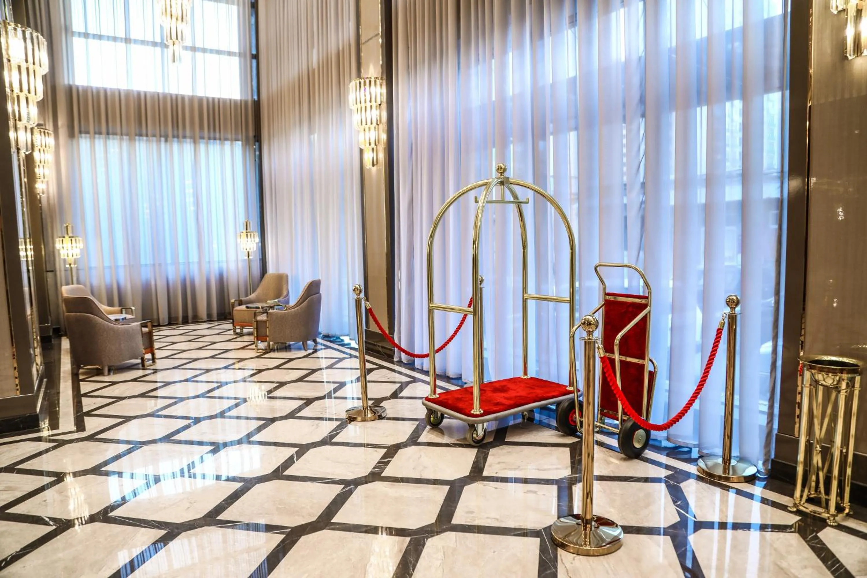 Lobby or reception in Iris Hotel Baku