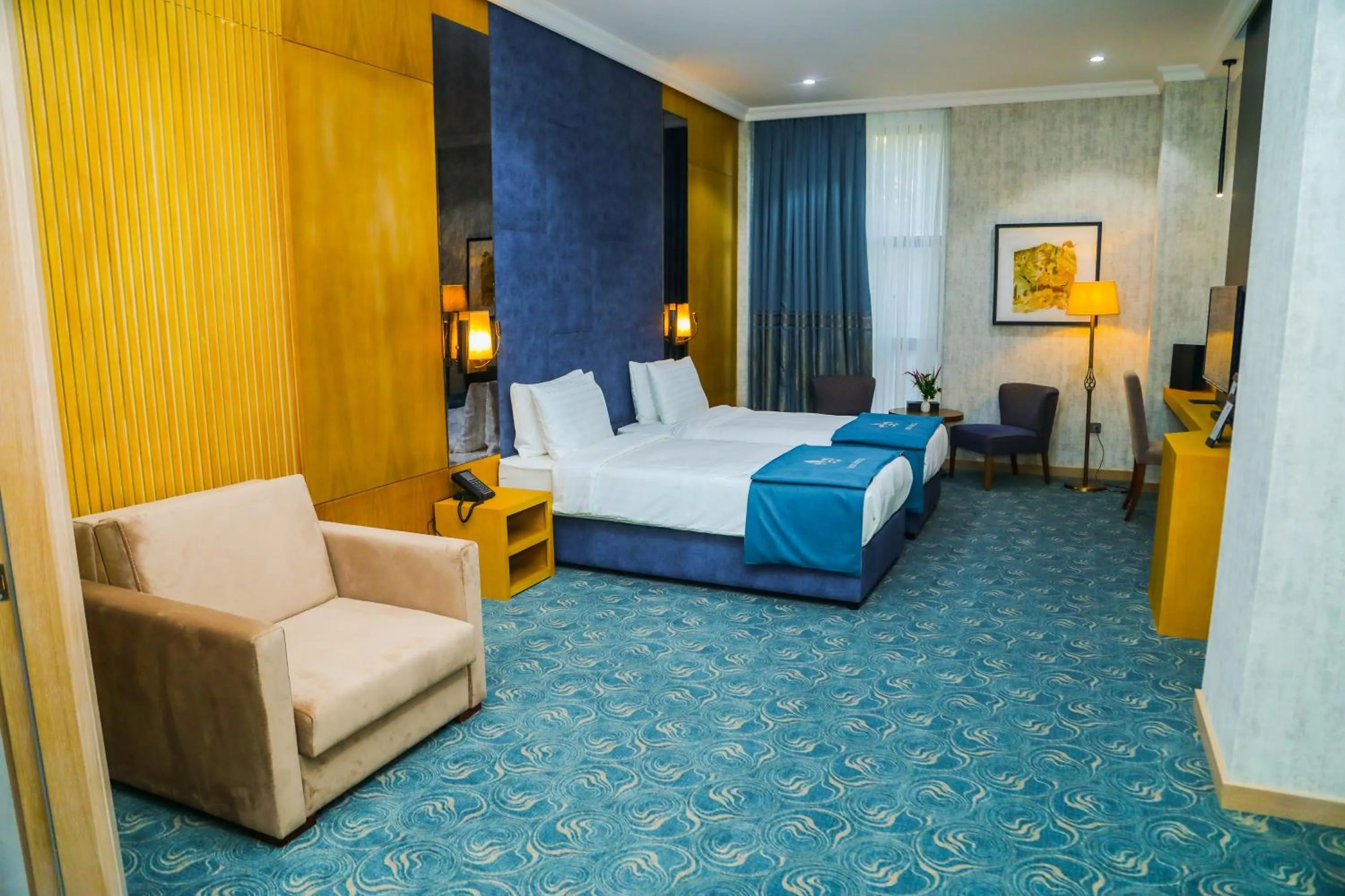 Bedroom, Bed in Iris Hotel Baku