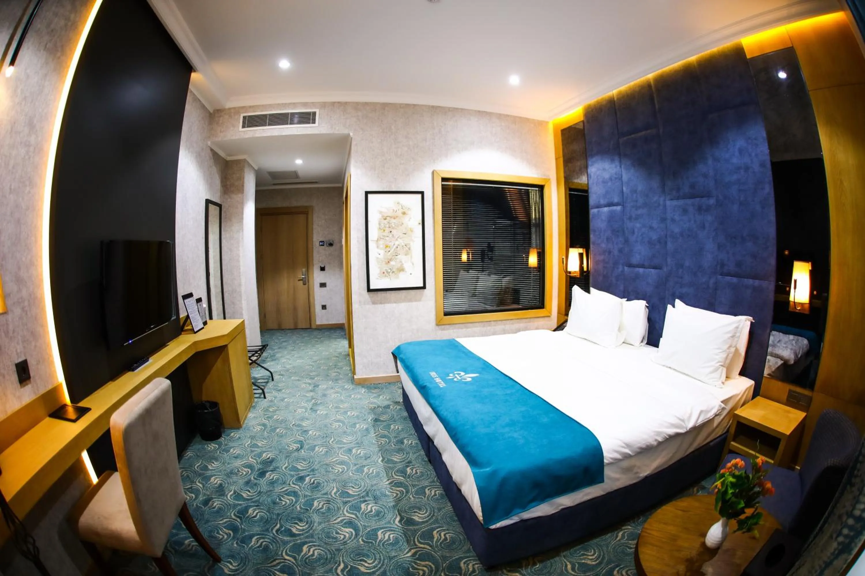 Photo of the whole room, Bed in Iris Hotel Baku