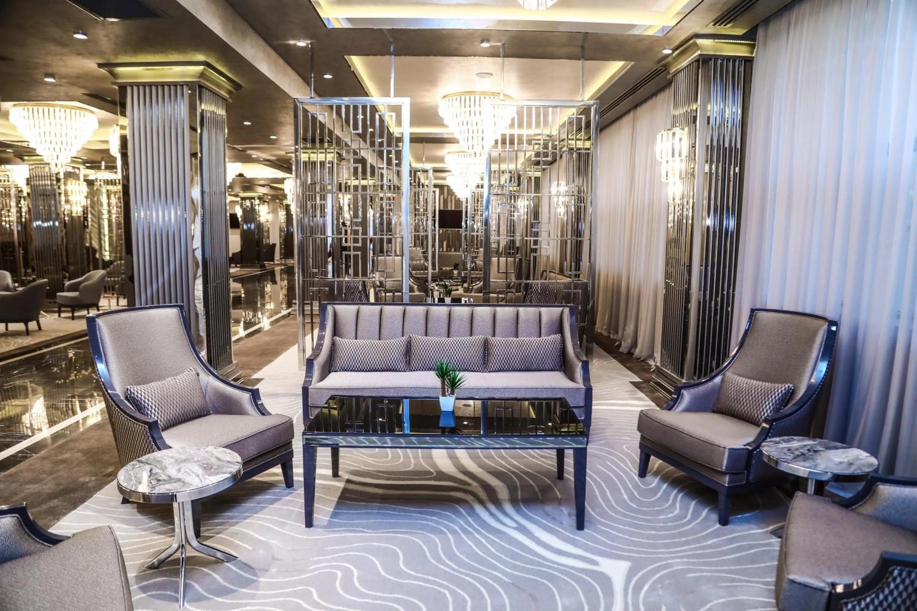 Living room in Iris Hotel Baku