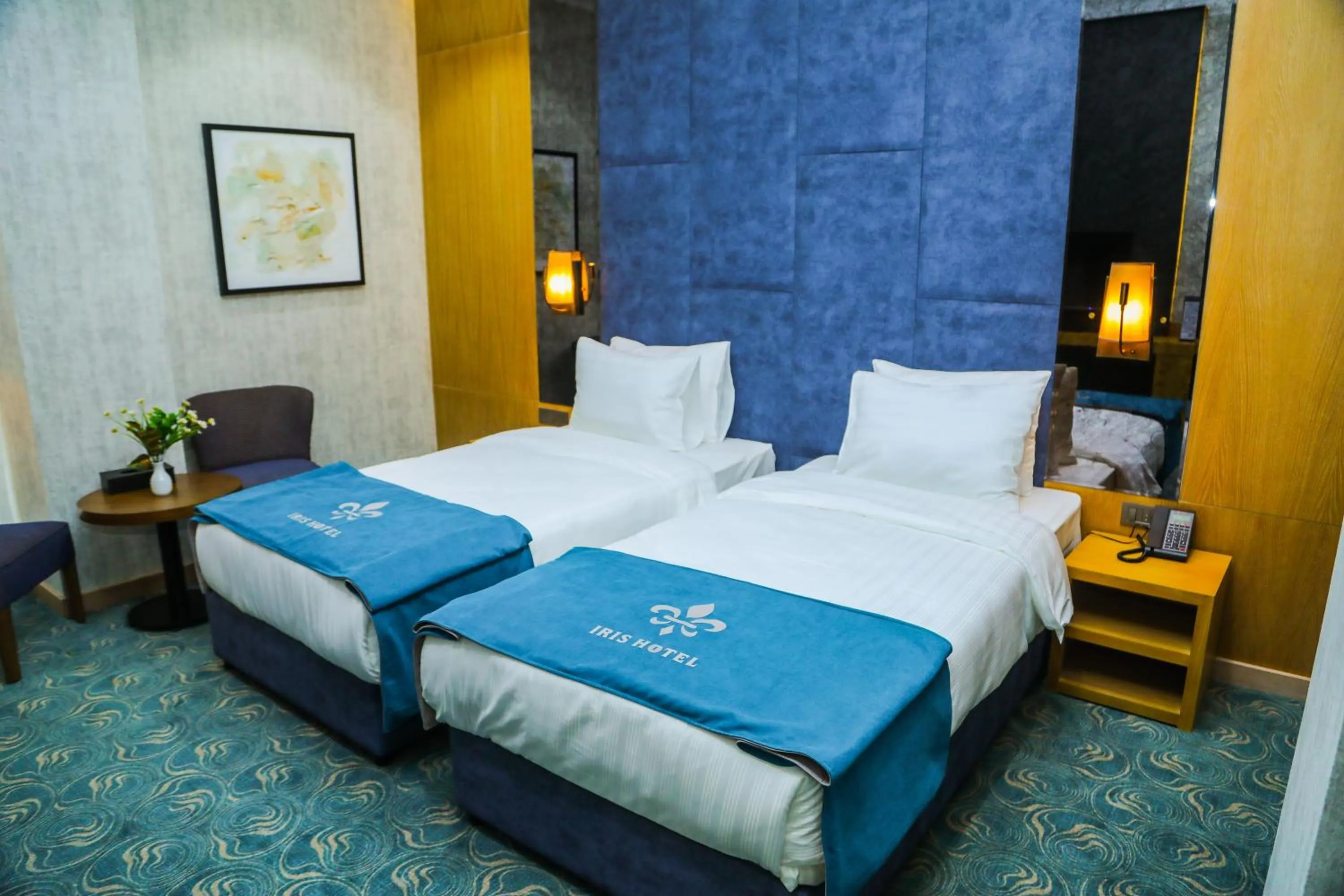 Photo of the whole room, Bed in Iris Hotel Baku