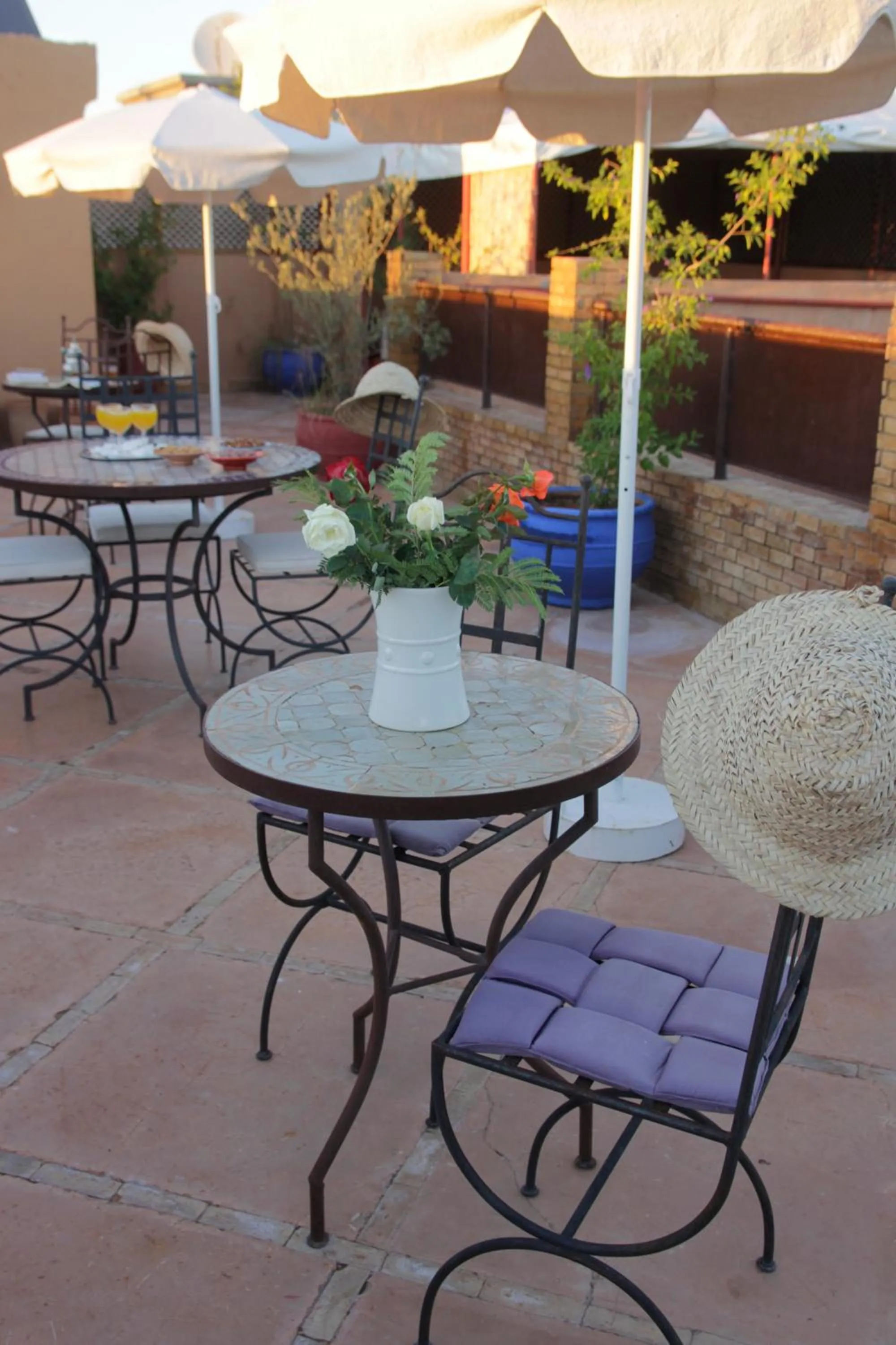 Balcony/Terrace in Riad Azenzer