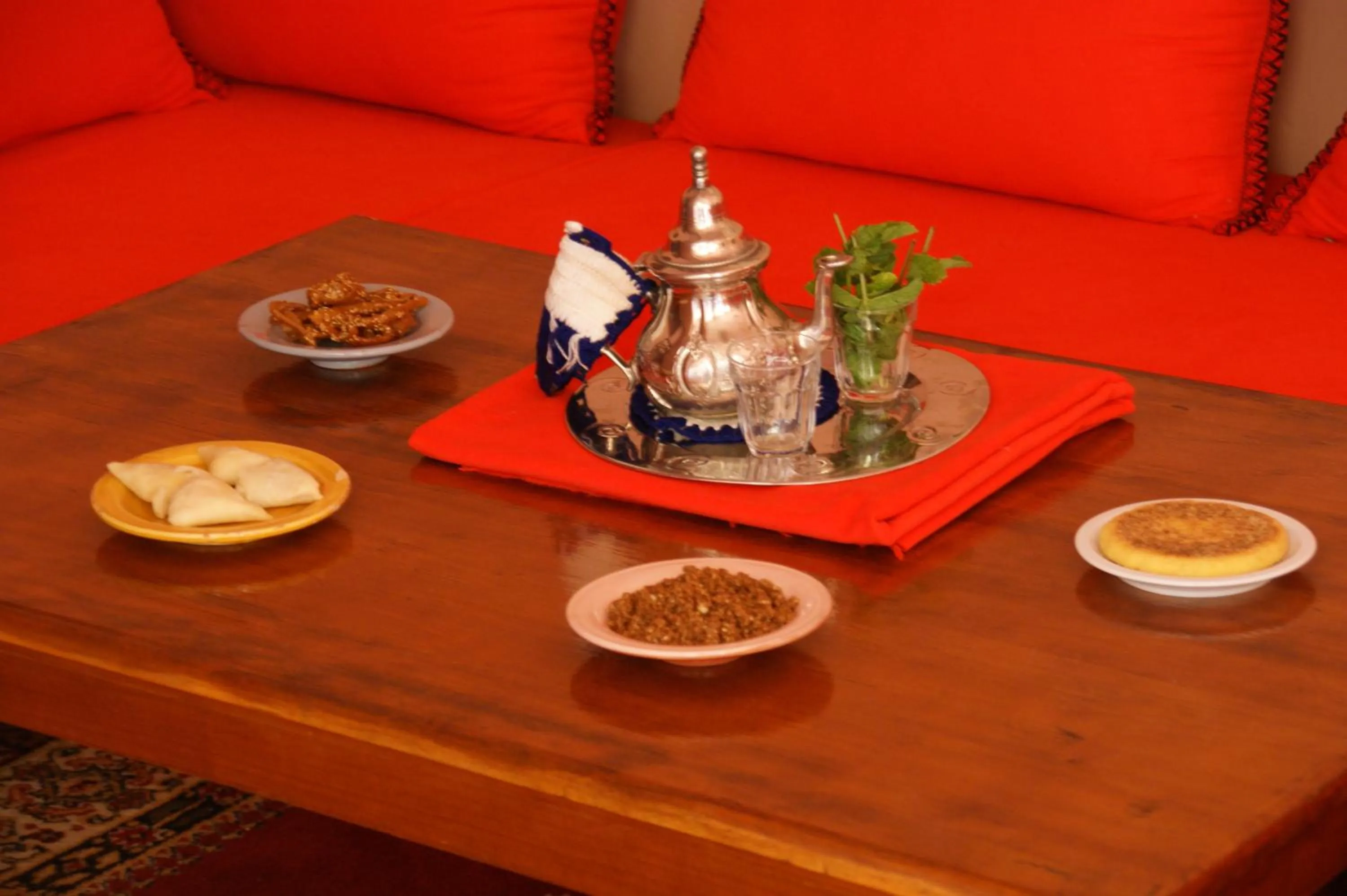 Lounge or bar in Riad Azenzer