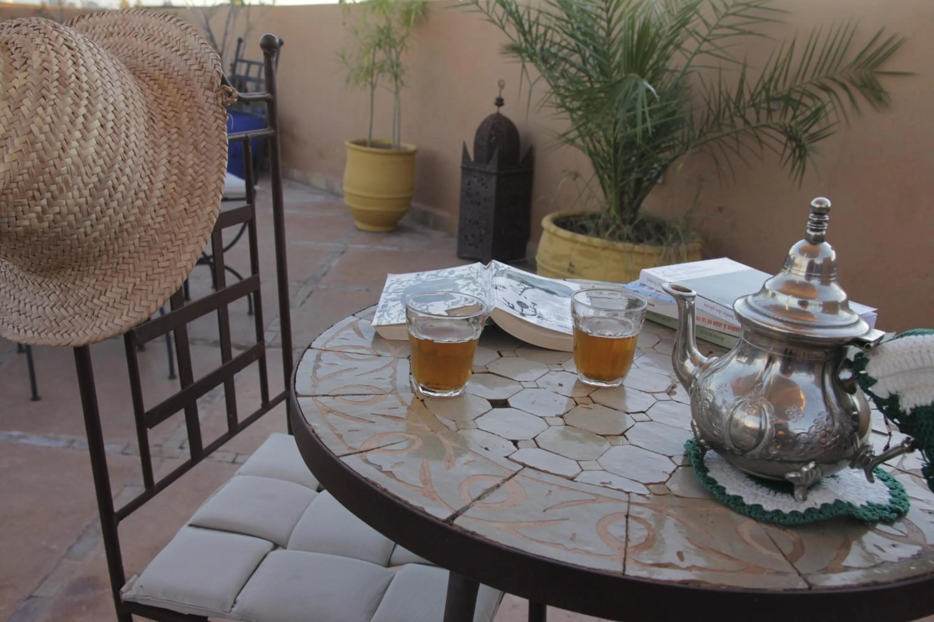 Balcony/Terrace in Riad Azenzer