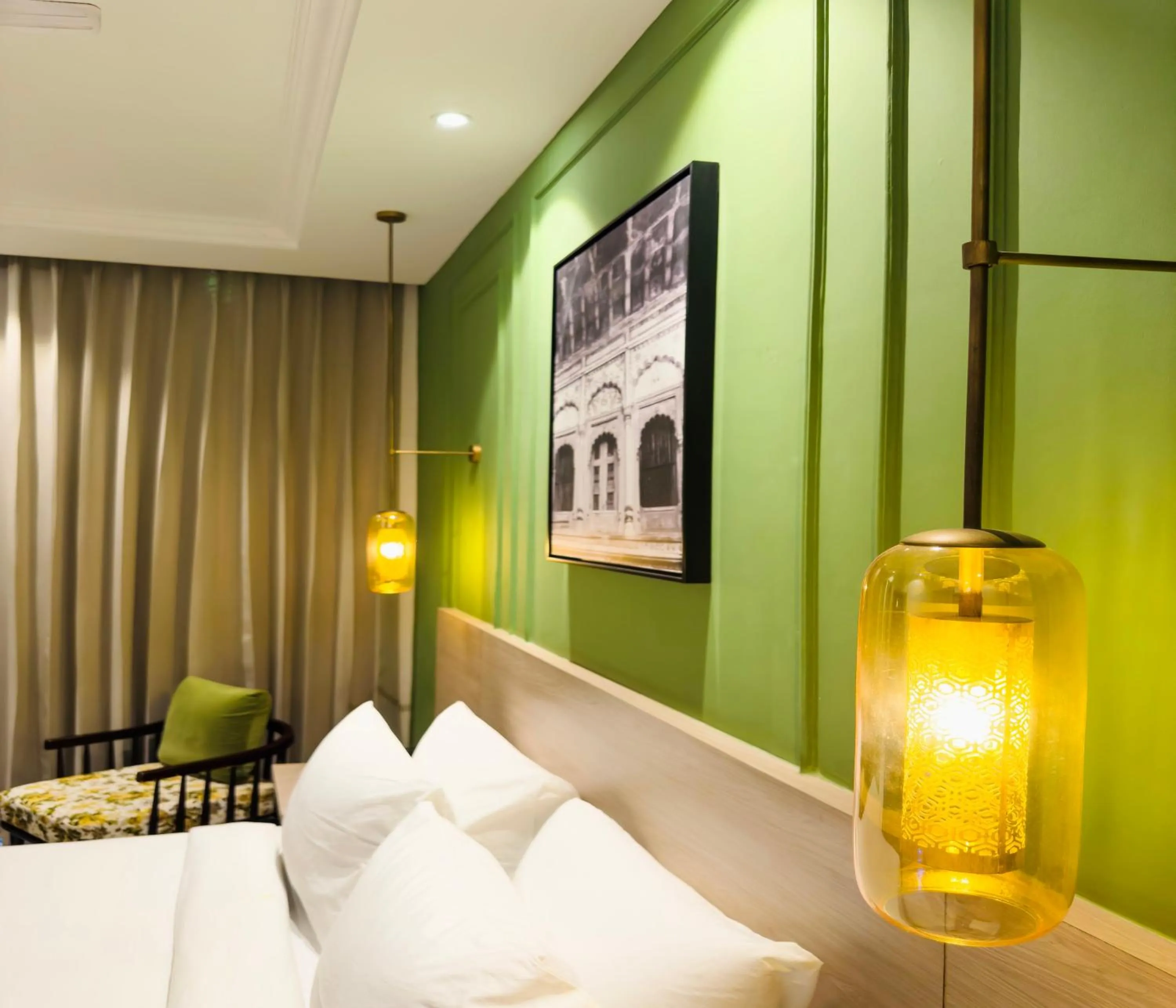 View (from property/room), Bed in Hotel Wonder Hills,Har ki Pauri Road Haridwar