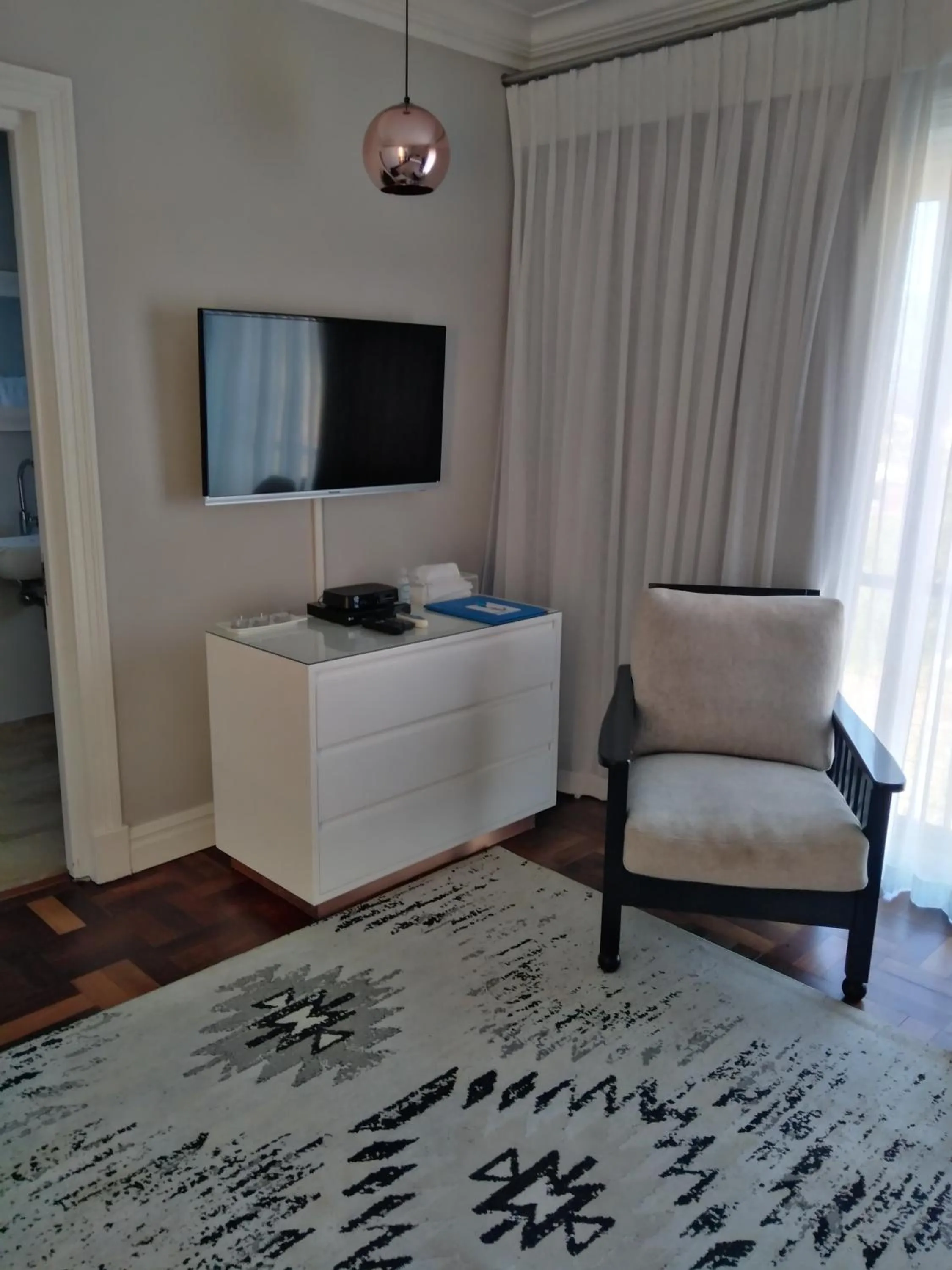 Seating area in Chocolate Box Guesthouse