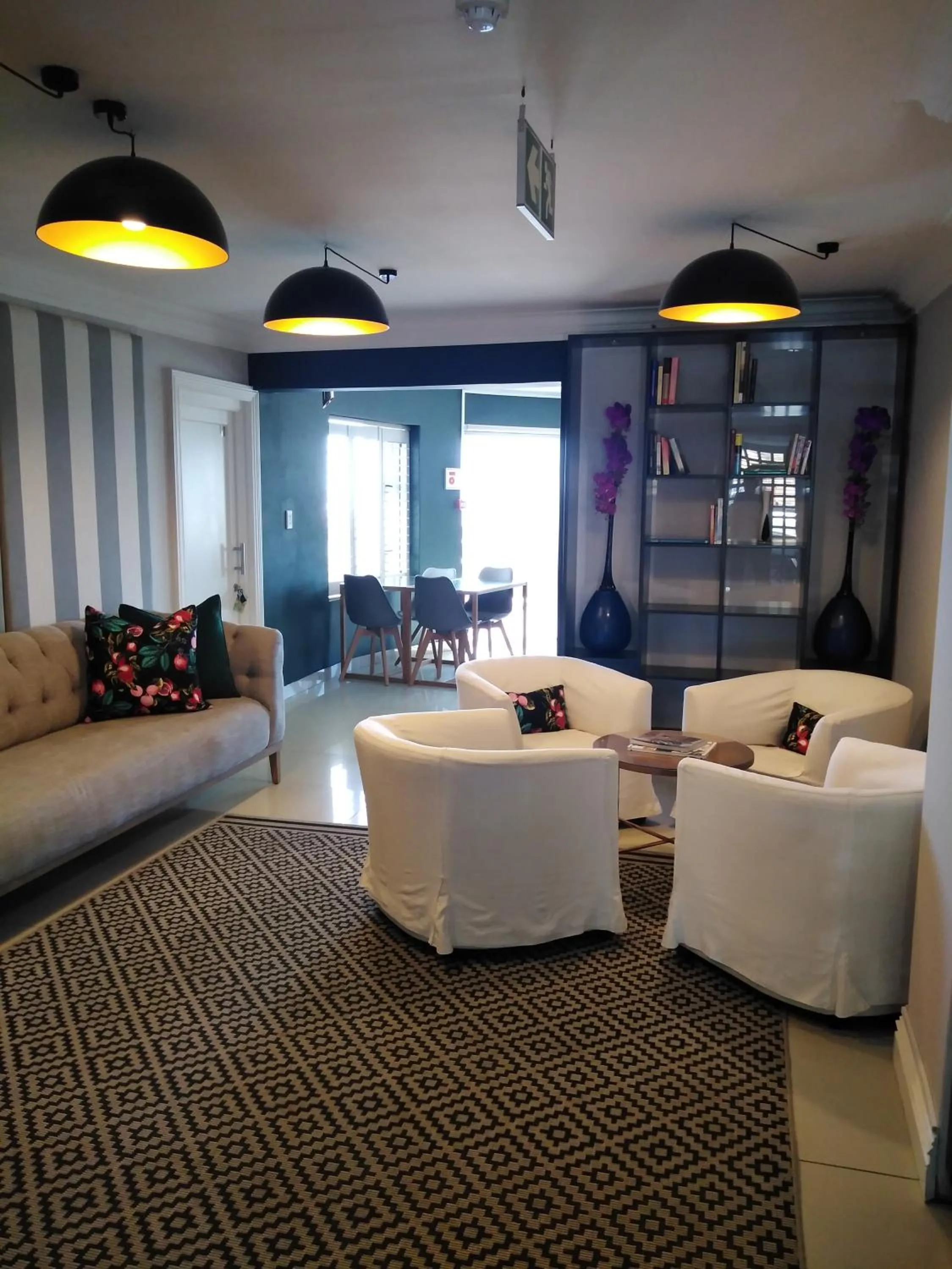 Seating area in Chocolate Box Guesthouse