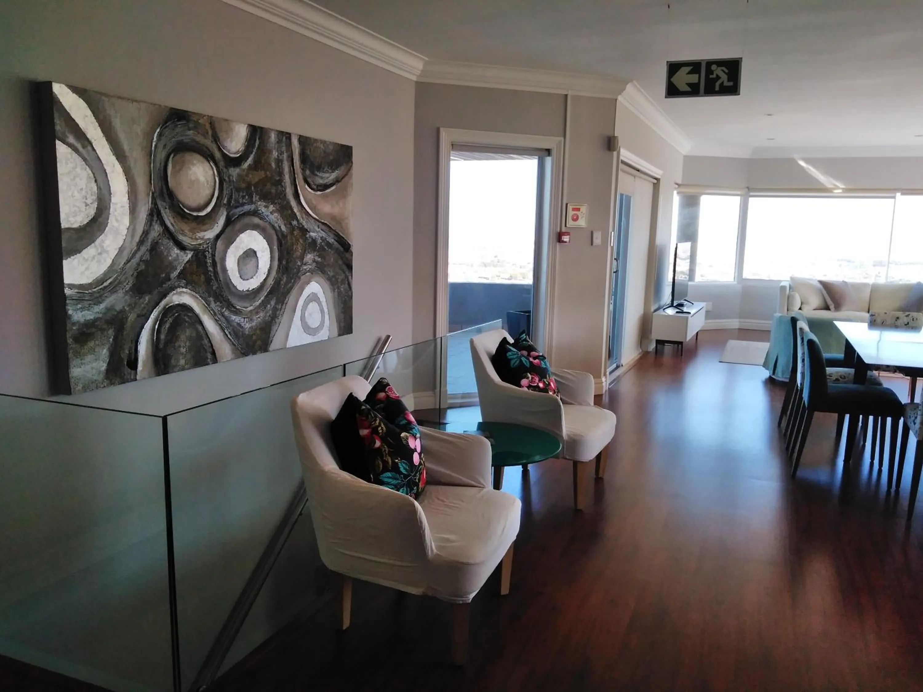 Seating area in Chocolate Box Guesthouse