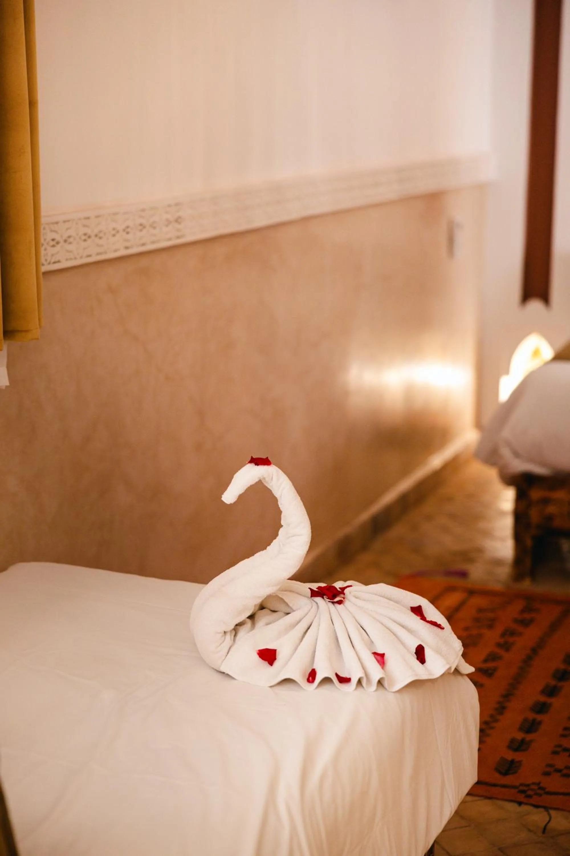 Bed in Riad Anya & SPA