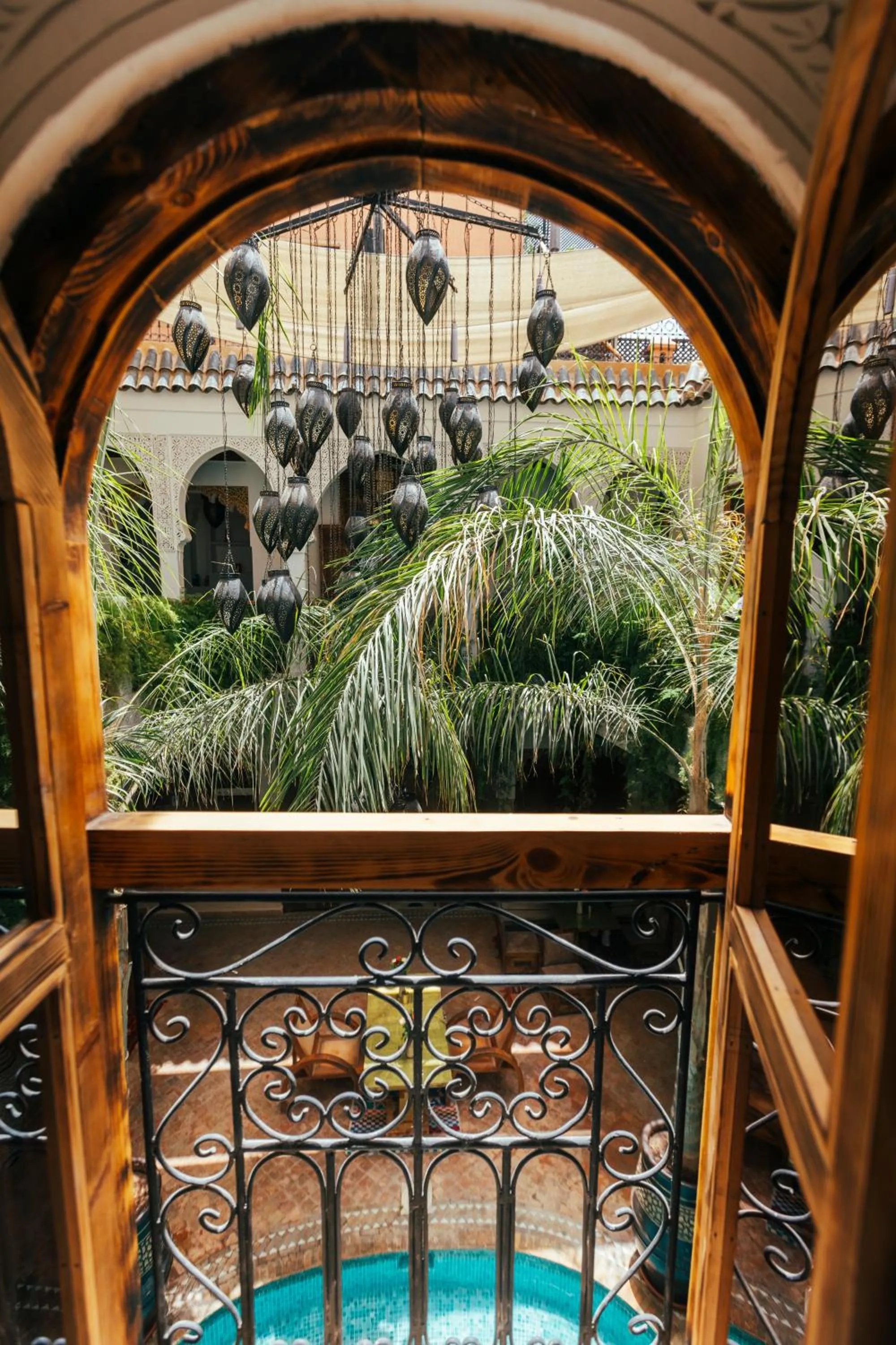Garden view in Riad Anya & SPA
