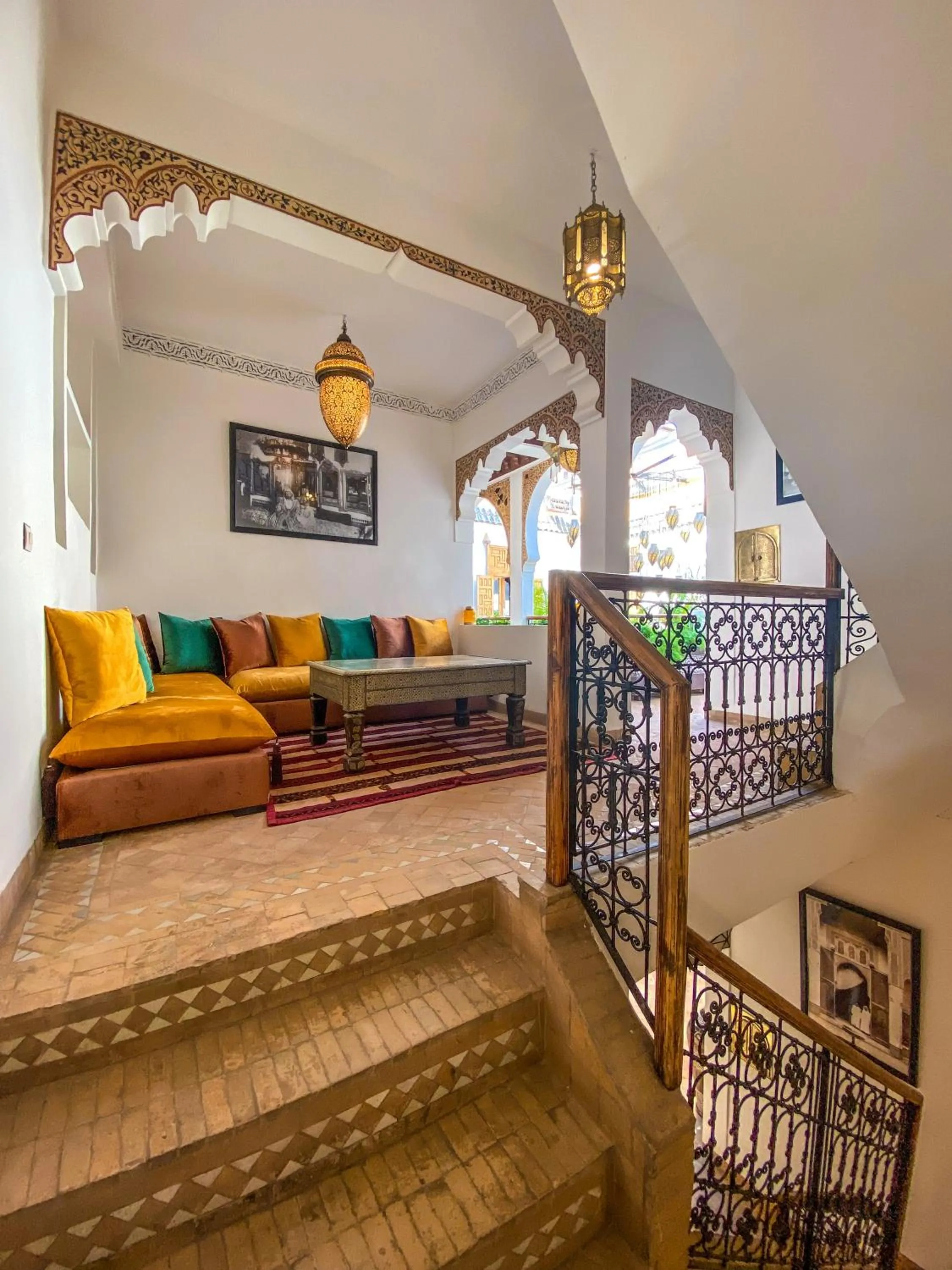 Living room in Riad Anya & SPA