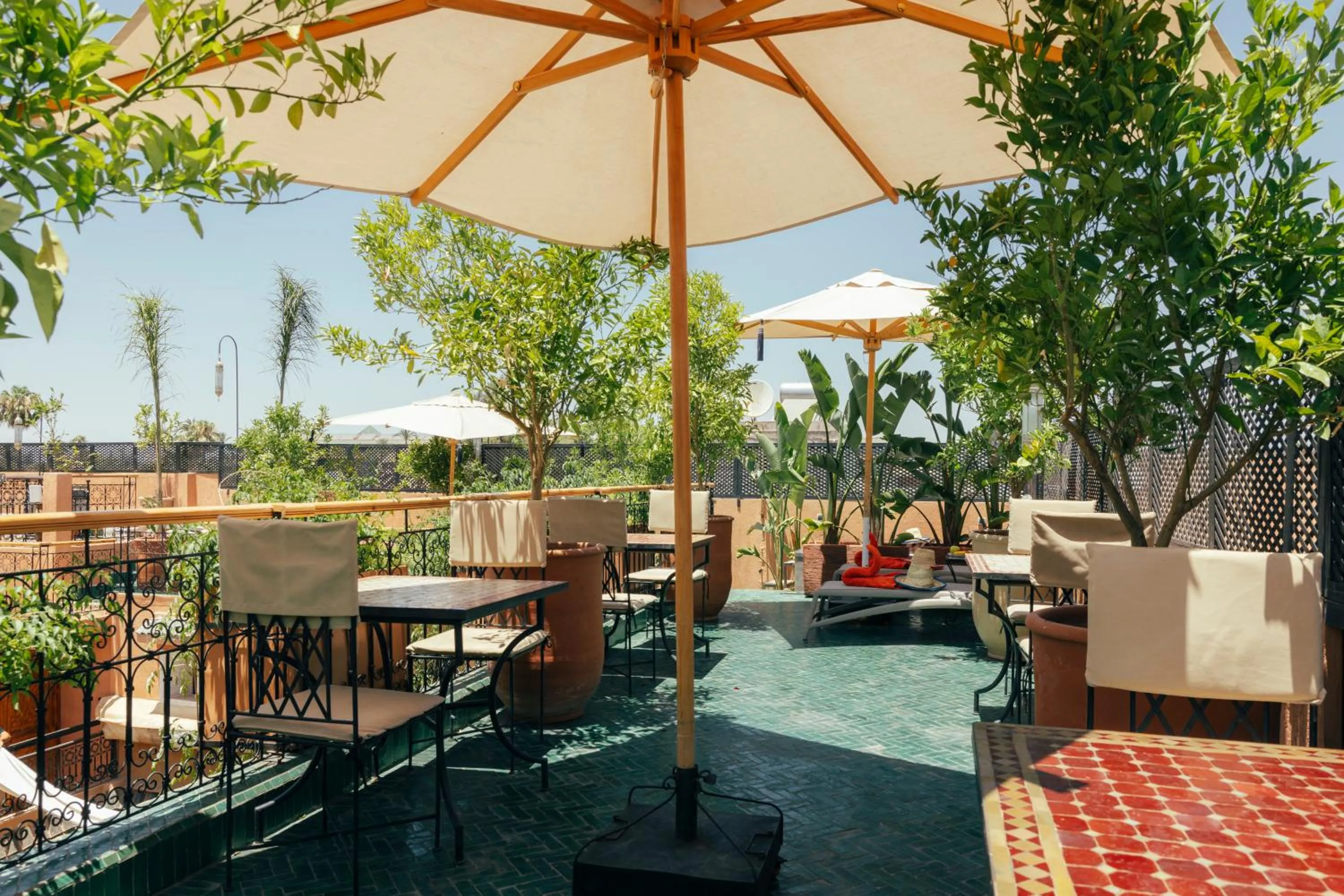 Balcony/Terrace in Riad Anya & SPA