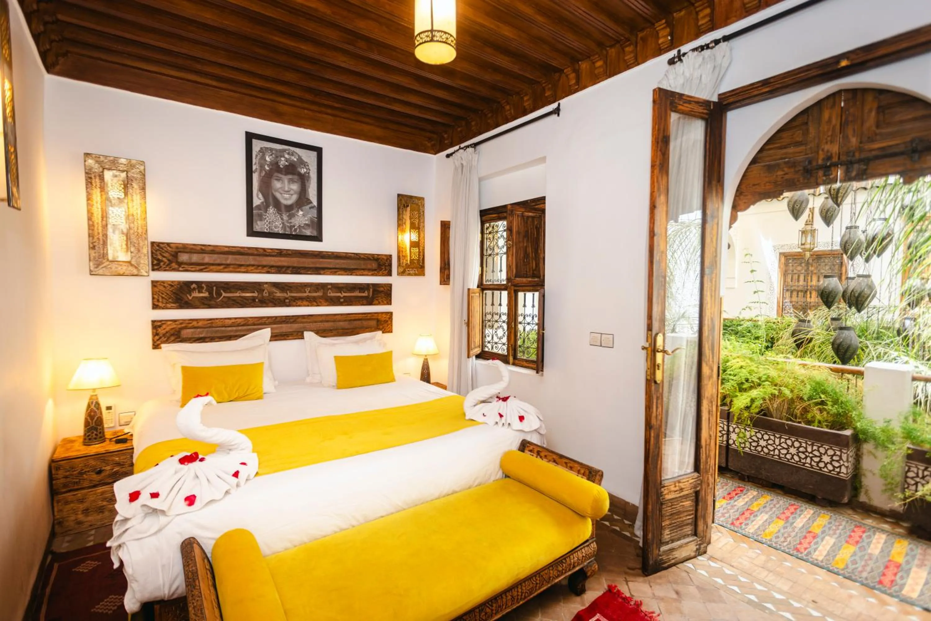 View (from property/room), Bed in Riad Anya & SPA