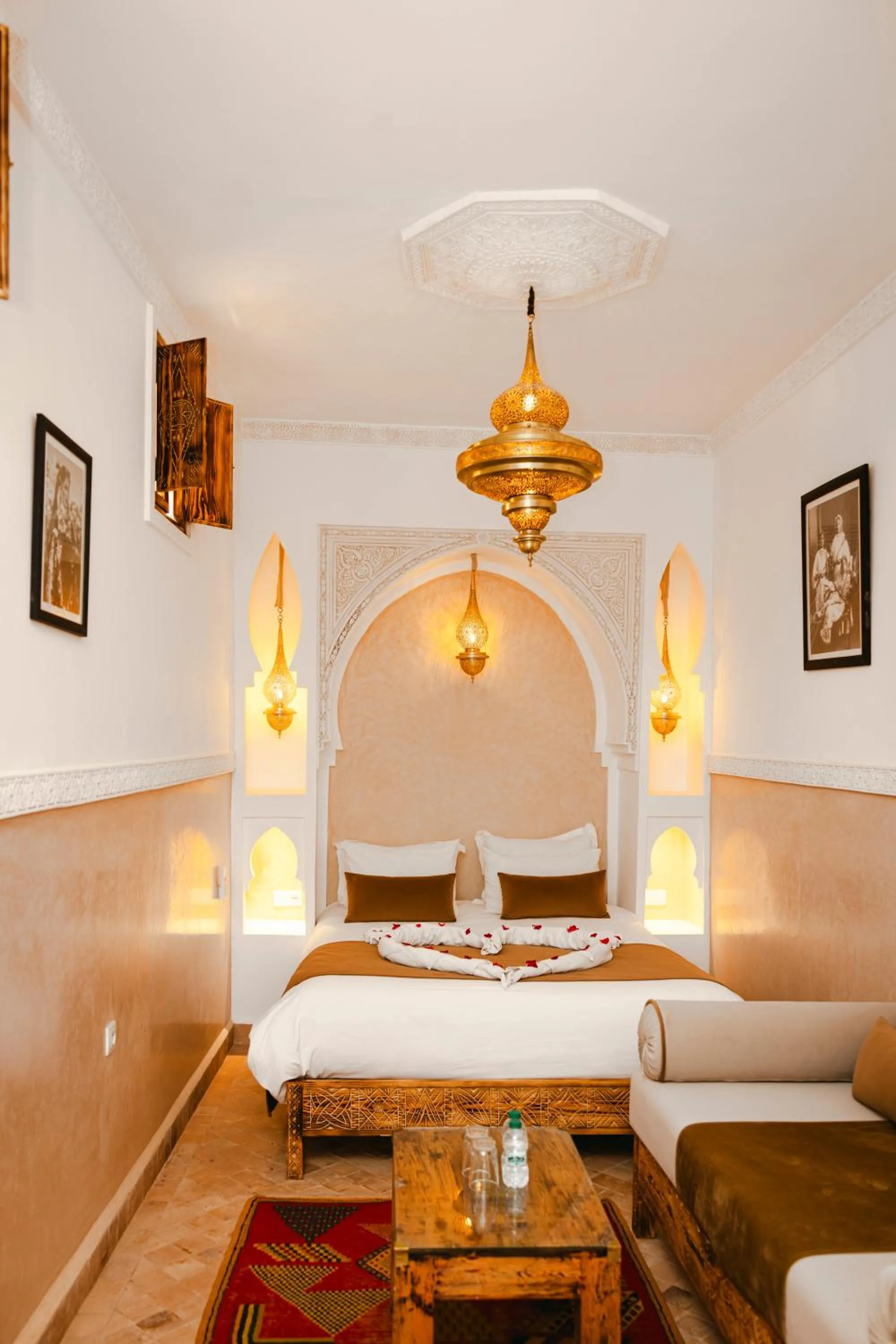 Bed in Riad Anya & SPA