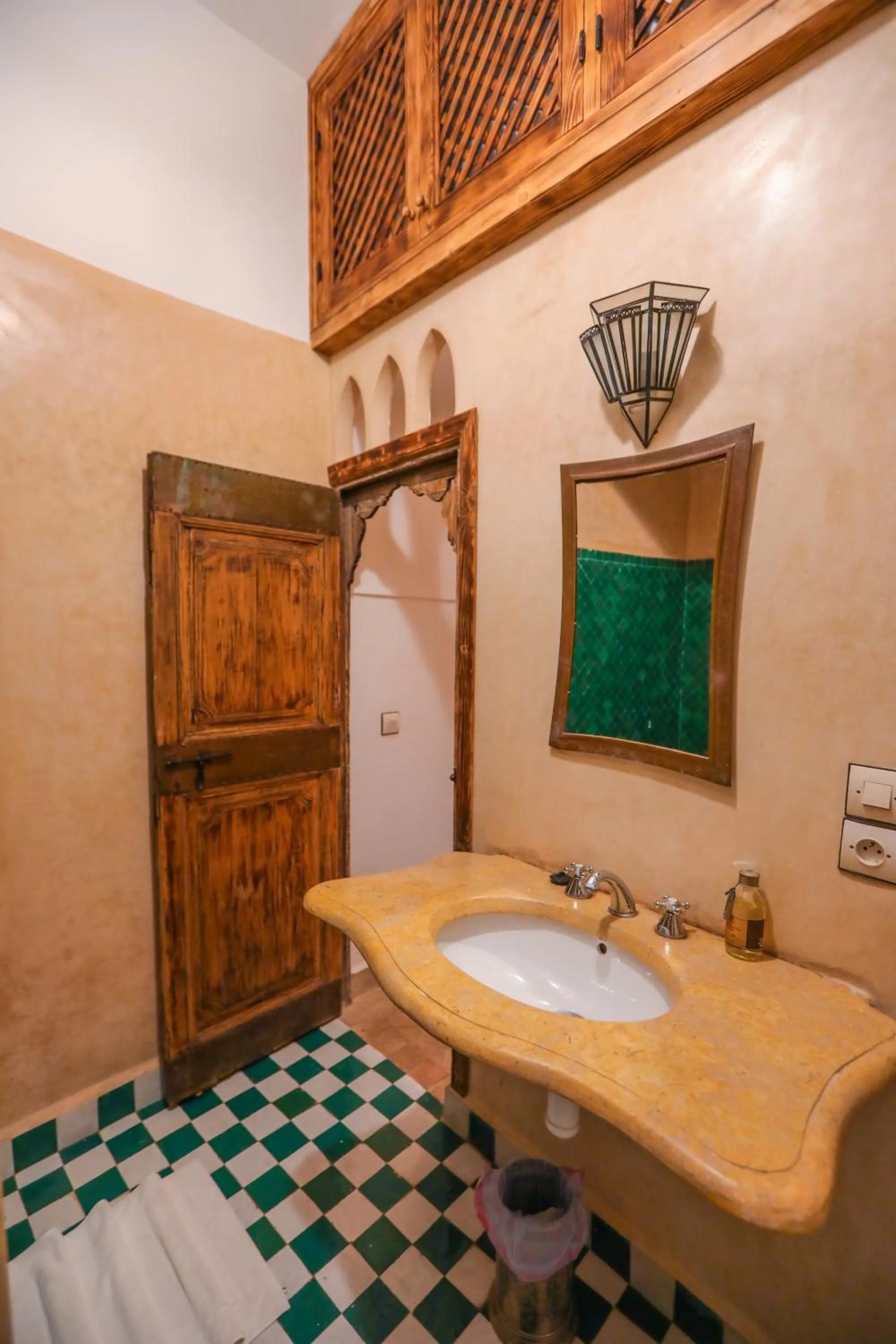 Shower, Bed in Riad Anya & SPA