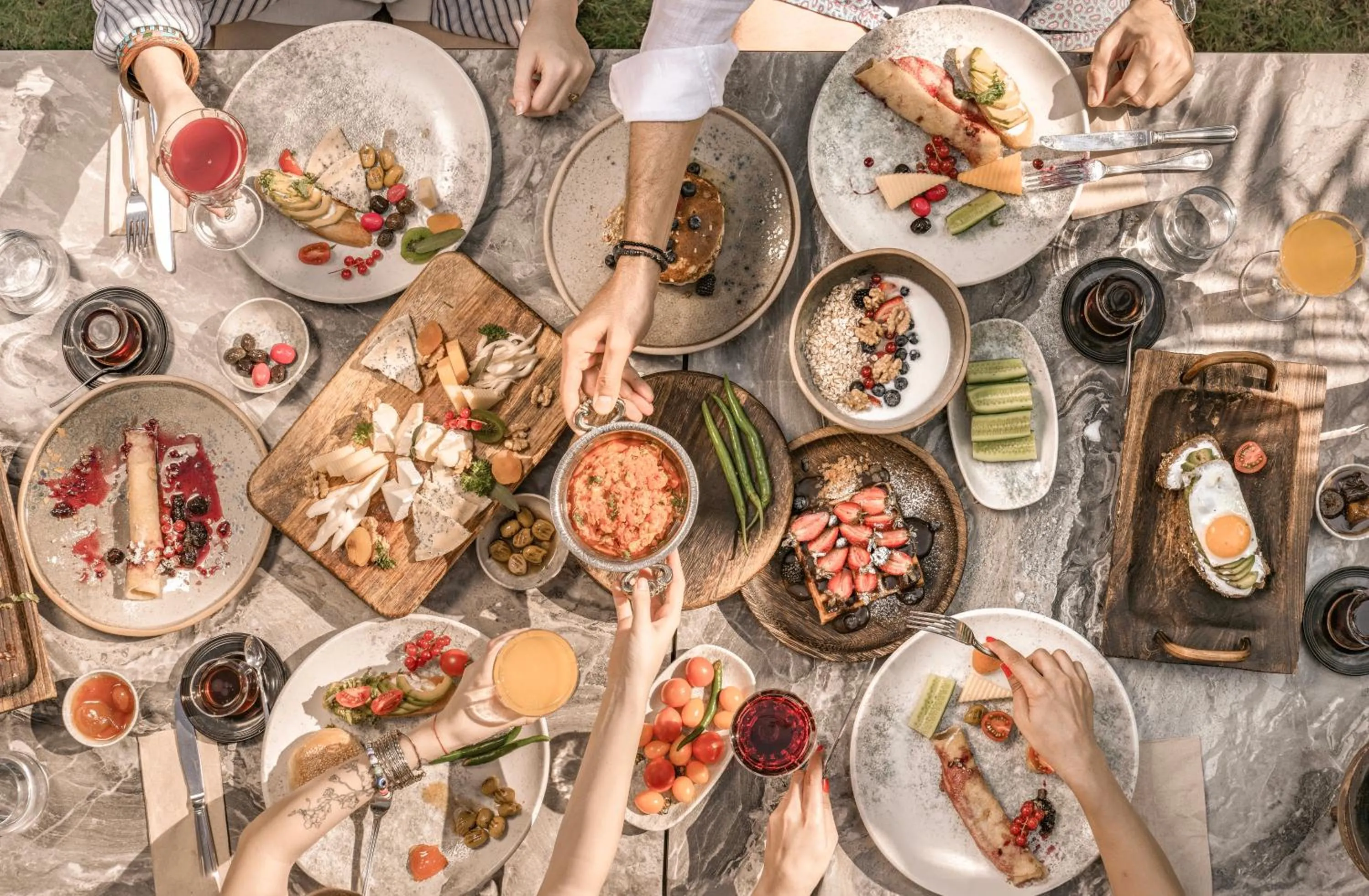 Buffet breakfast in Balmy Beach Resort Kemer
