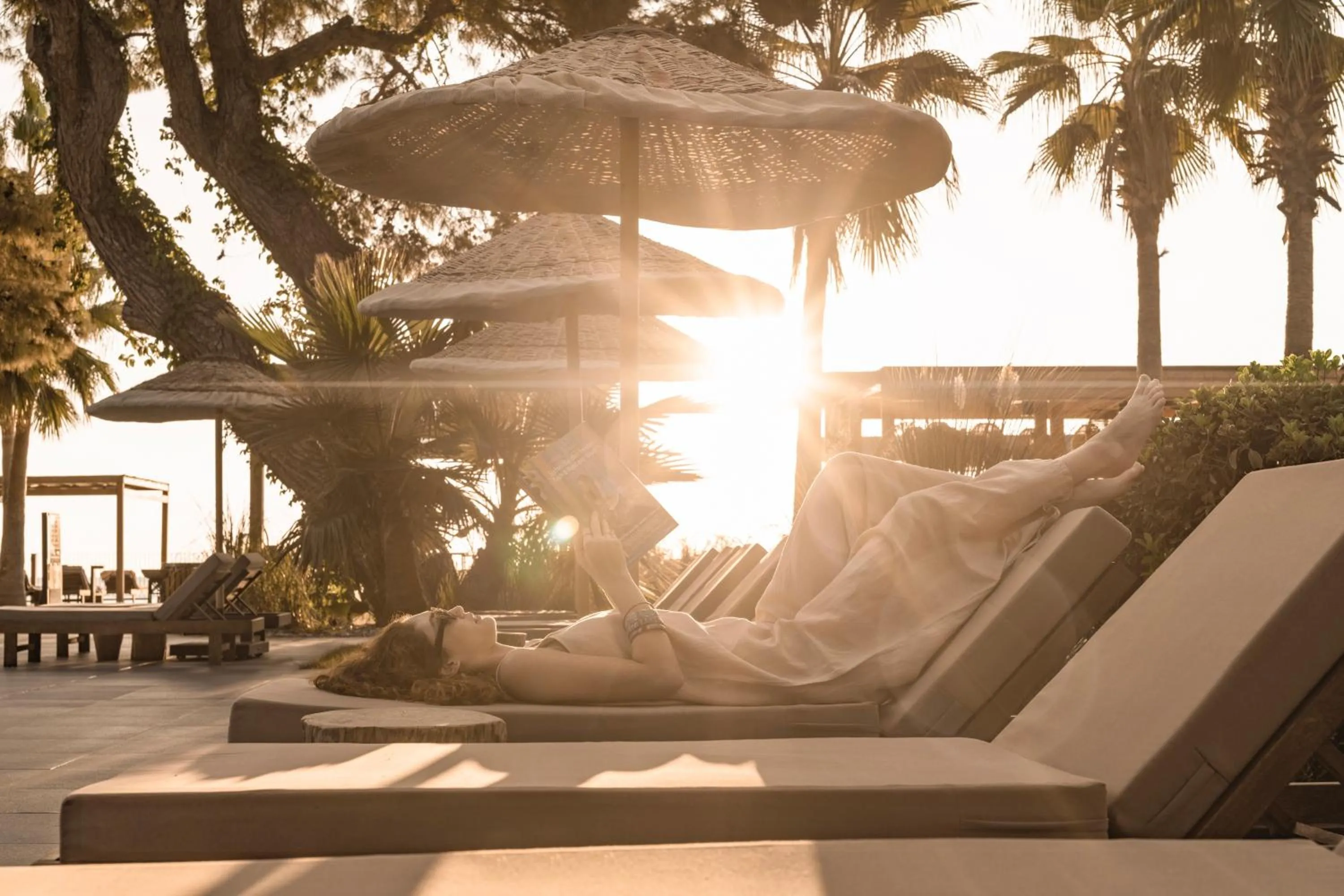 sunbed in Balmy Beach Resort Kemer