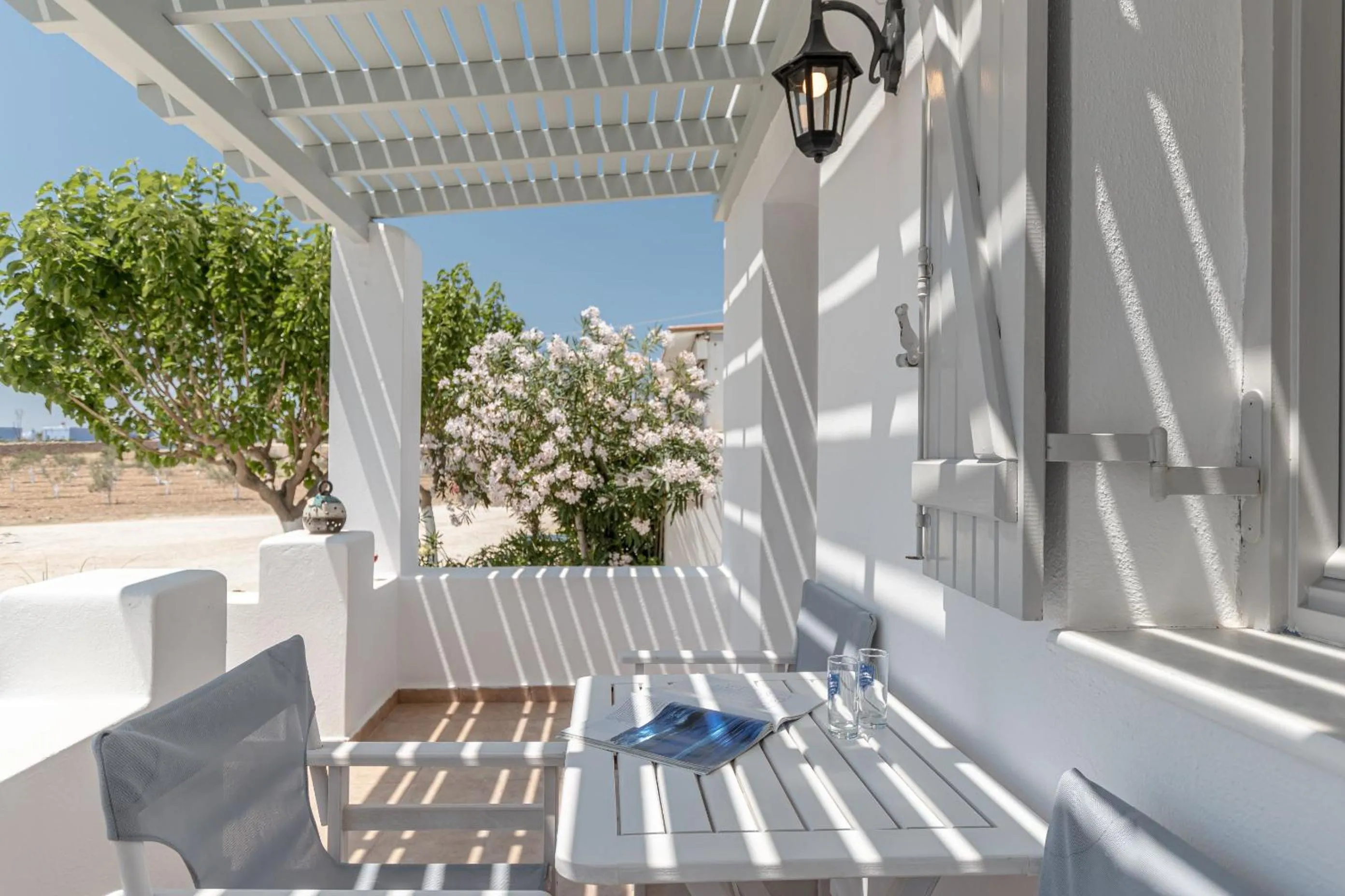 Patio in Michalios Luxury Apartments