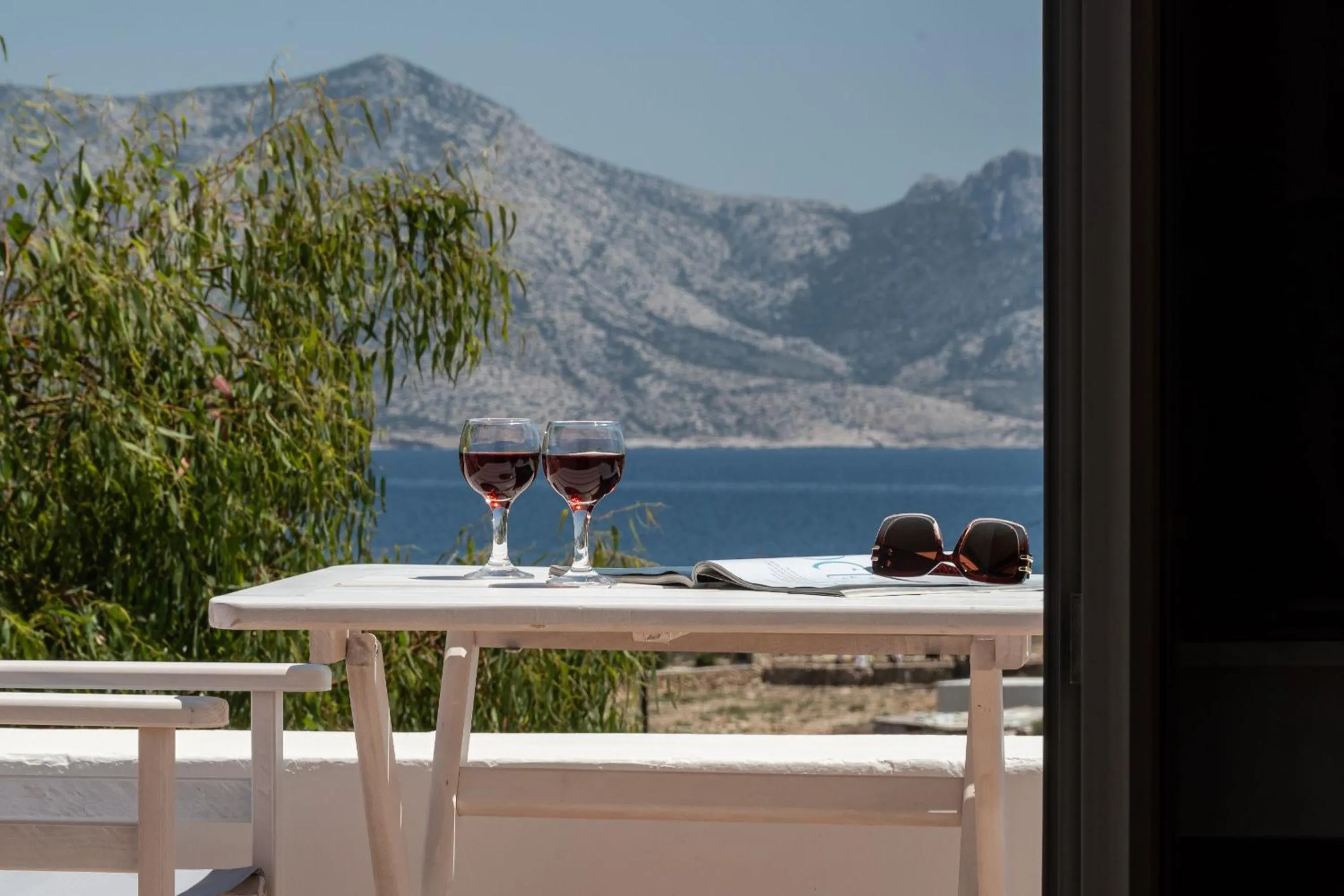 Patio in Michalios Luxury Apartments