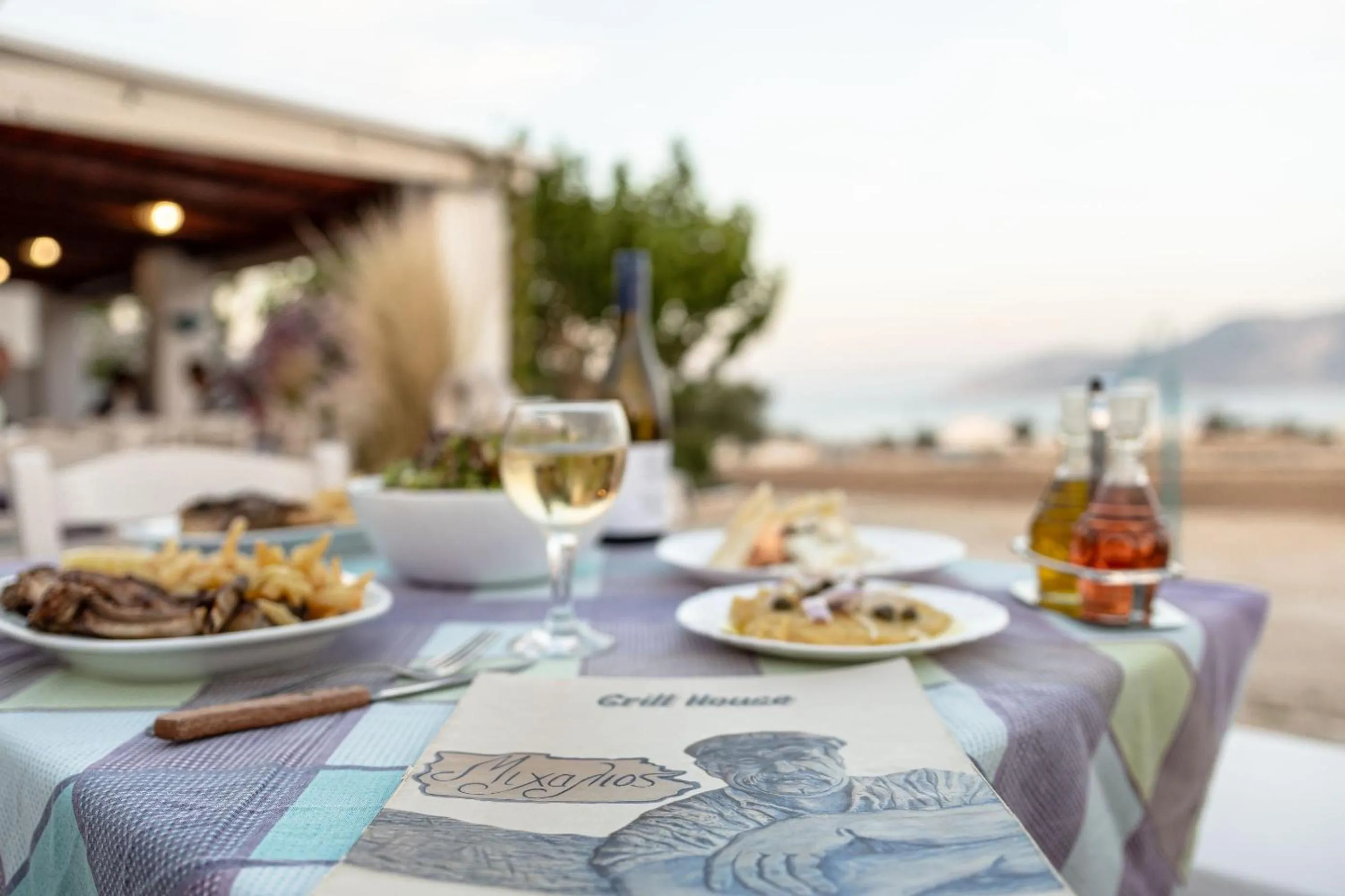 Patio in Michalios Luxury Apartments