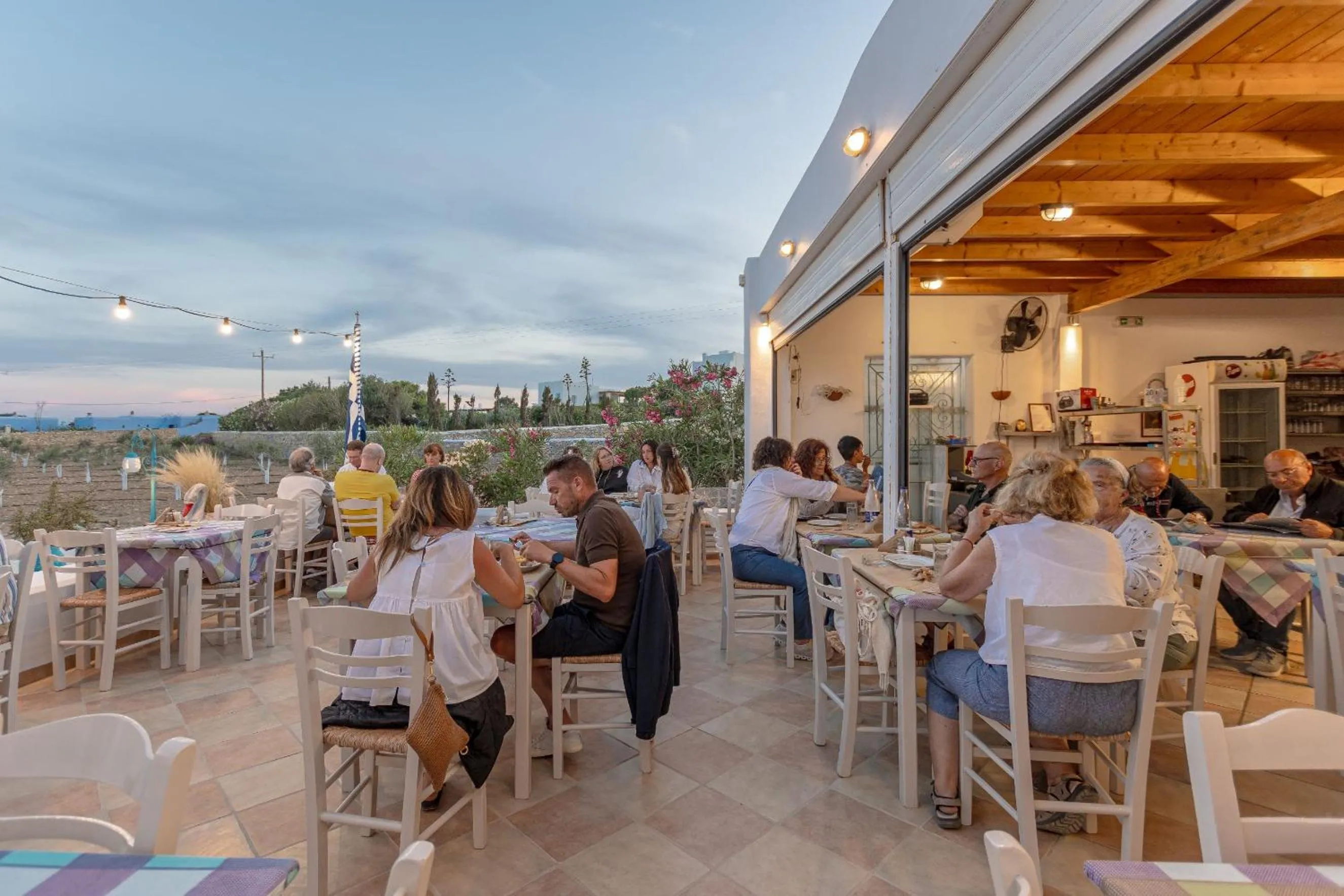 Patio in Michalios Luxury Apartments