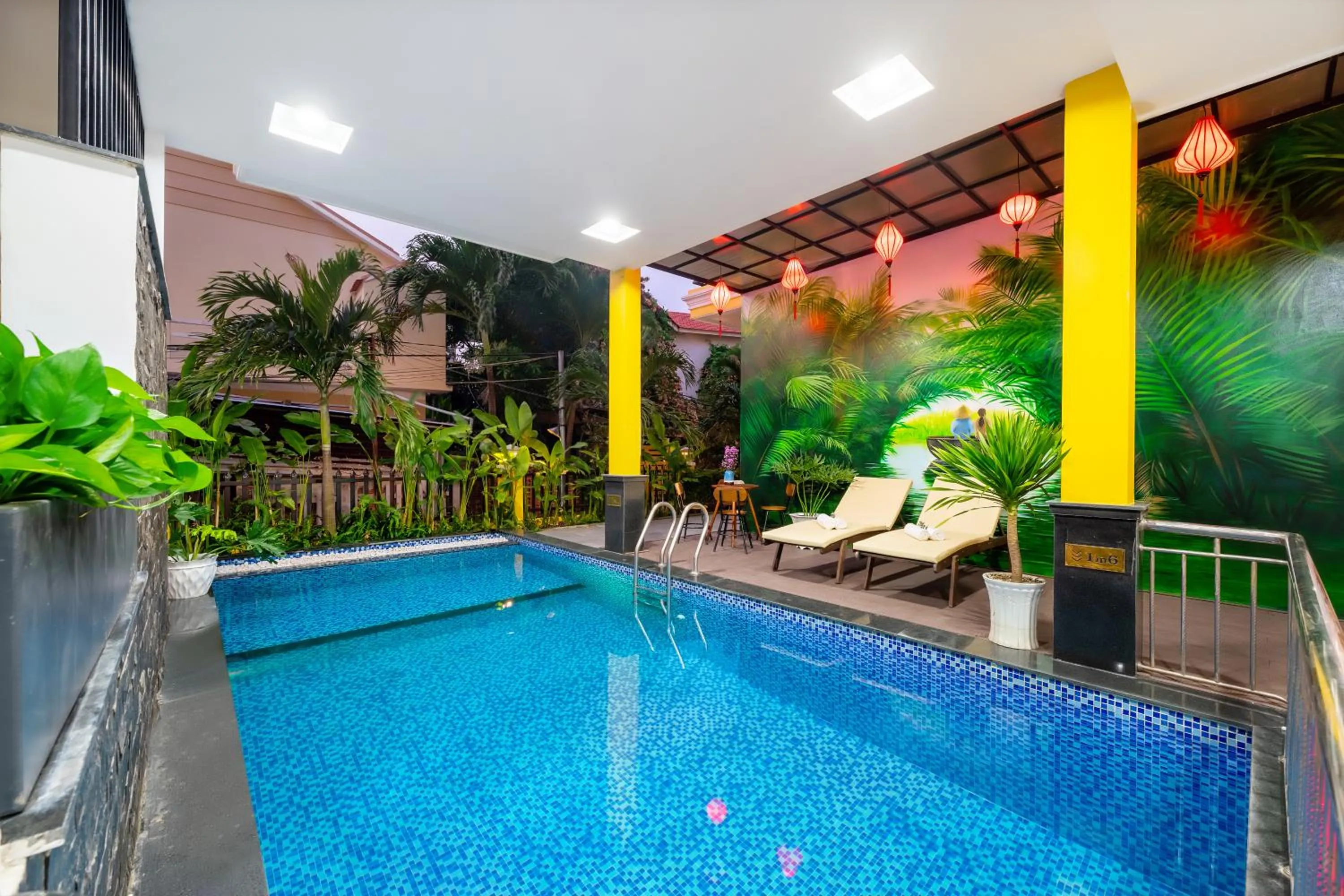 Pool view in Sam Retreat Hoi An Villa - Peaceful Rice-Field Retreat, 10 Minutes to Hoi An Old Town