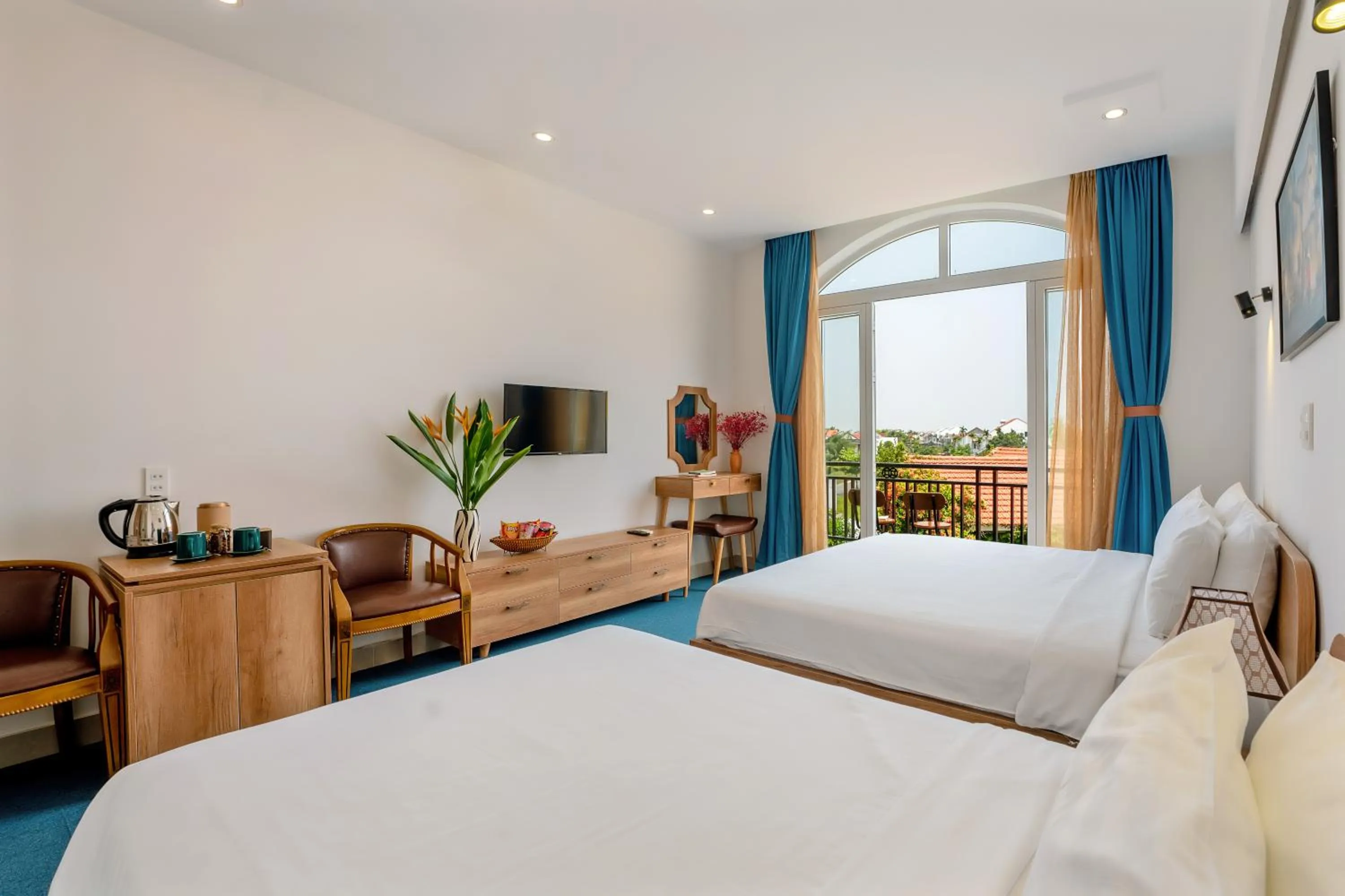 Bedroom, Bed in Sam Retreat Hoi An Villa - Peaceful Rice-Field Retreat, 10 Minutes to Hoi An Old Town