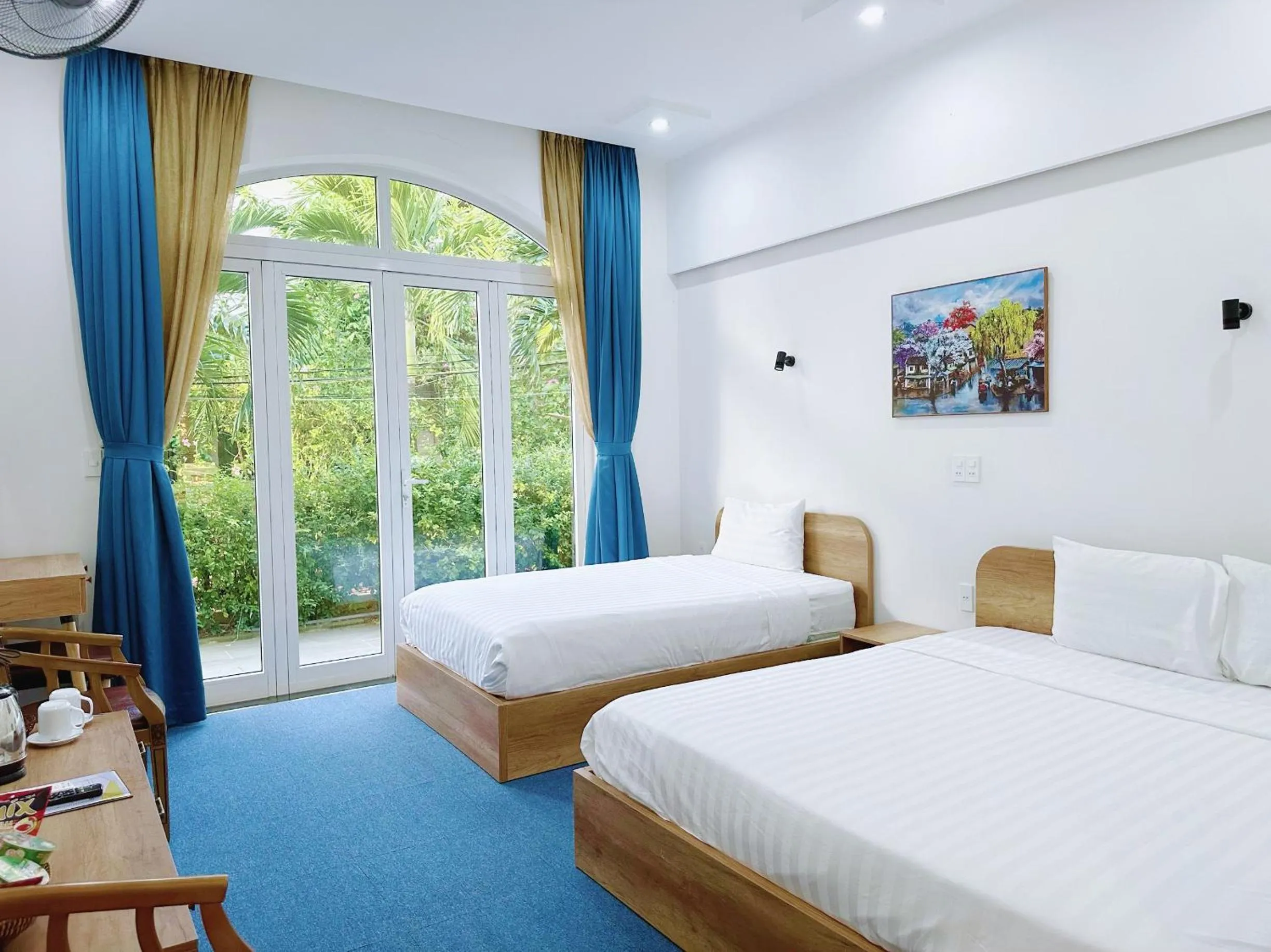 Bed in Sam Retreat Hoi An Villa - Peaceful Rice-Field Retreat, 10 Minutes to Hoi An Old Town