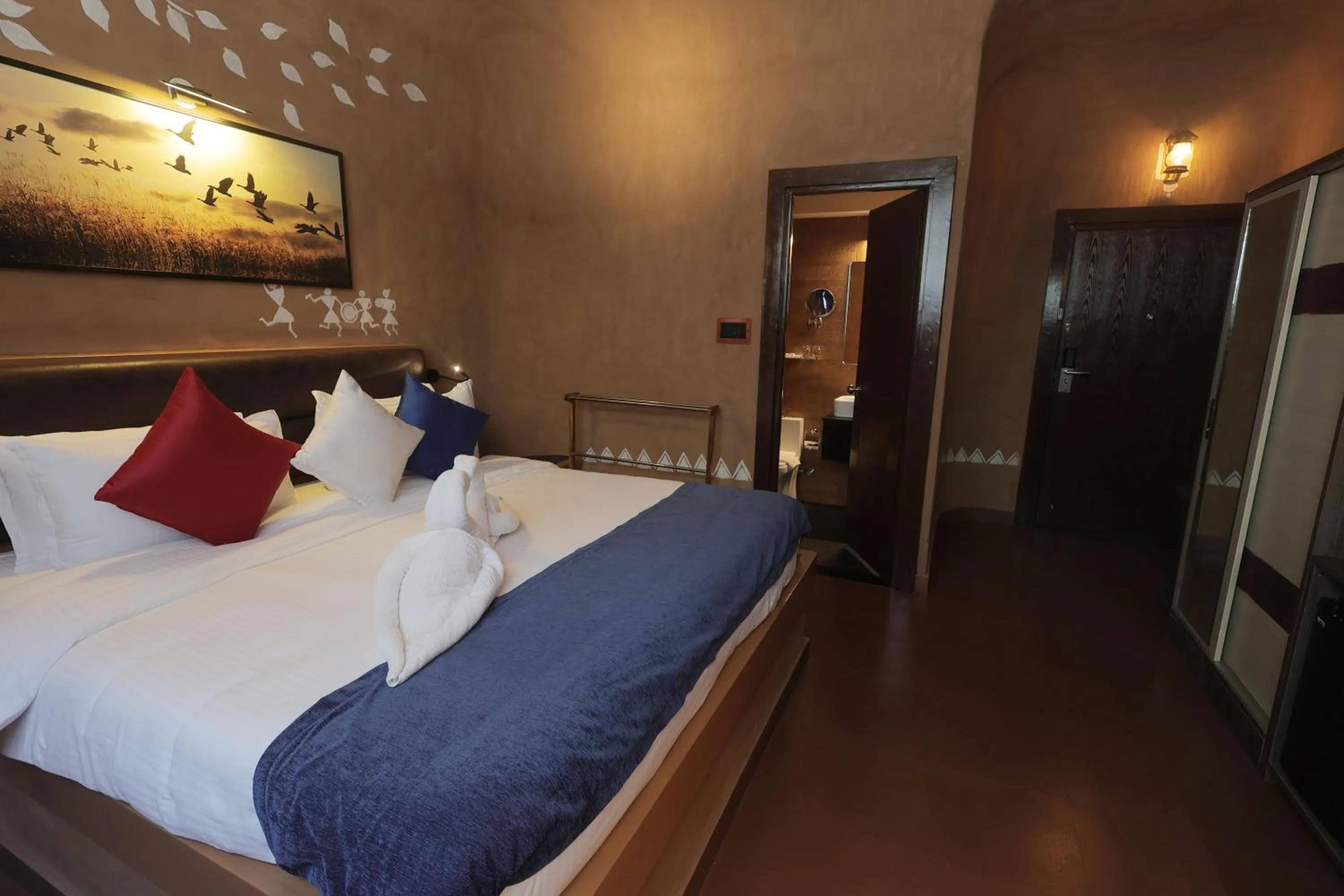 Bed in MJ Avyanna Resort & Convention Centre, Bengaluru