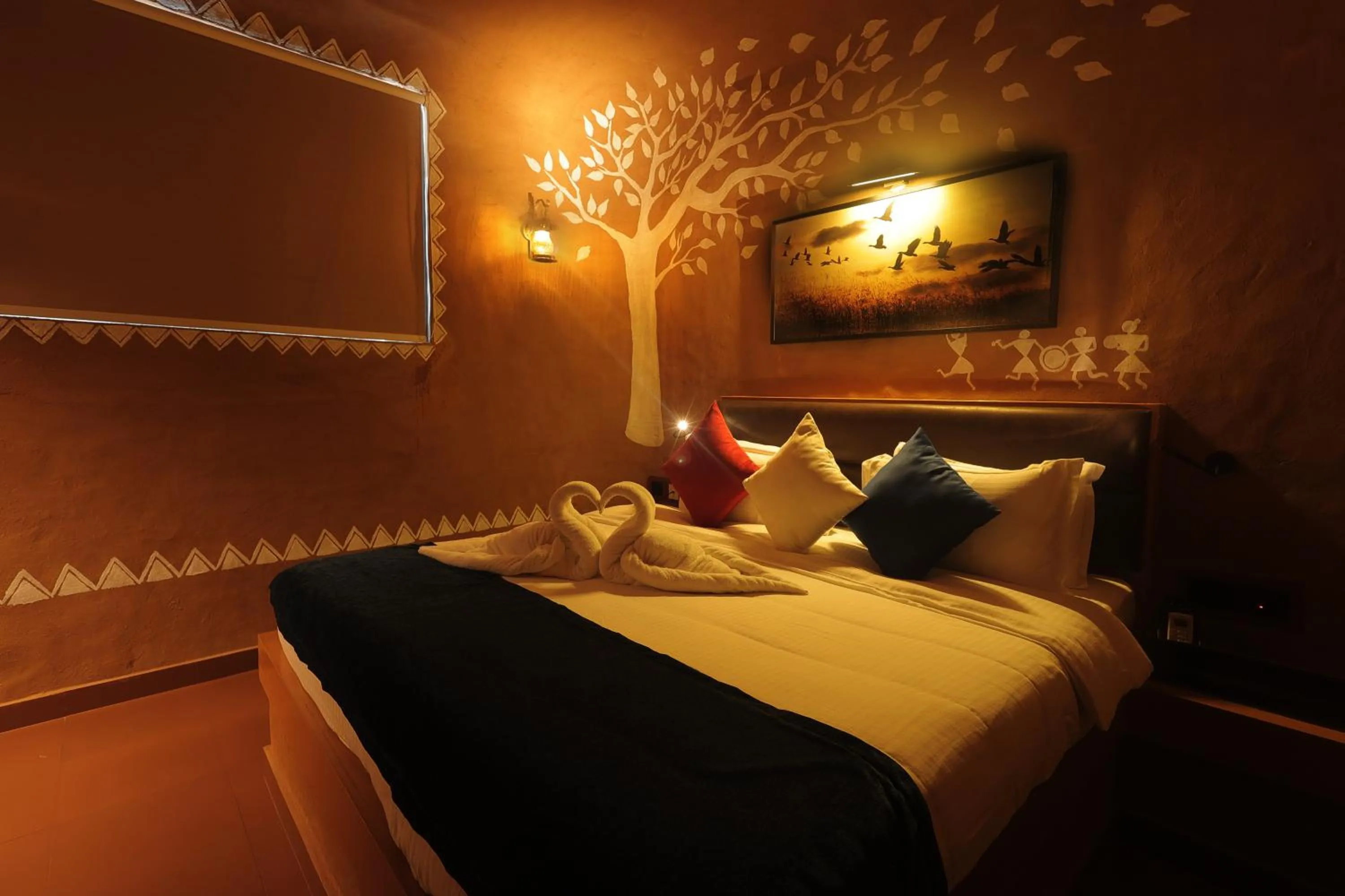 Bed in MJ Avyanna Resort & Convention Centre, Bengaluru