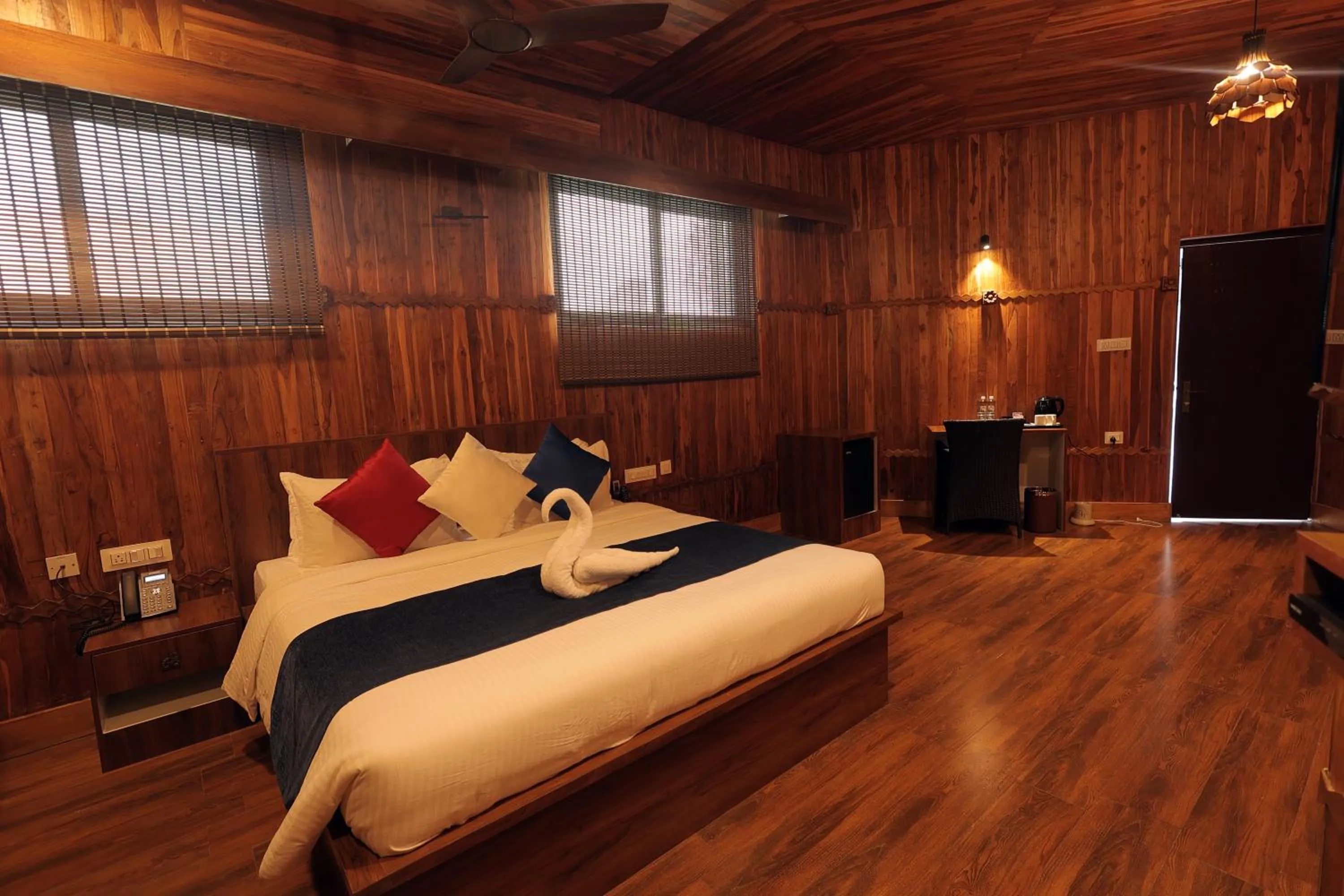 Photo of the whole room, Bed in MJ Avyanna Resort & Convention Centre, Bengaluru