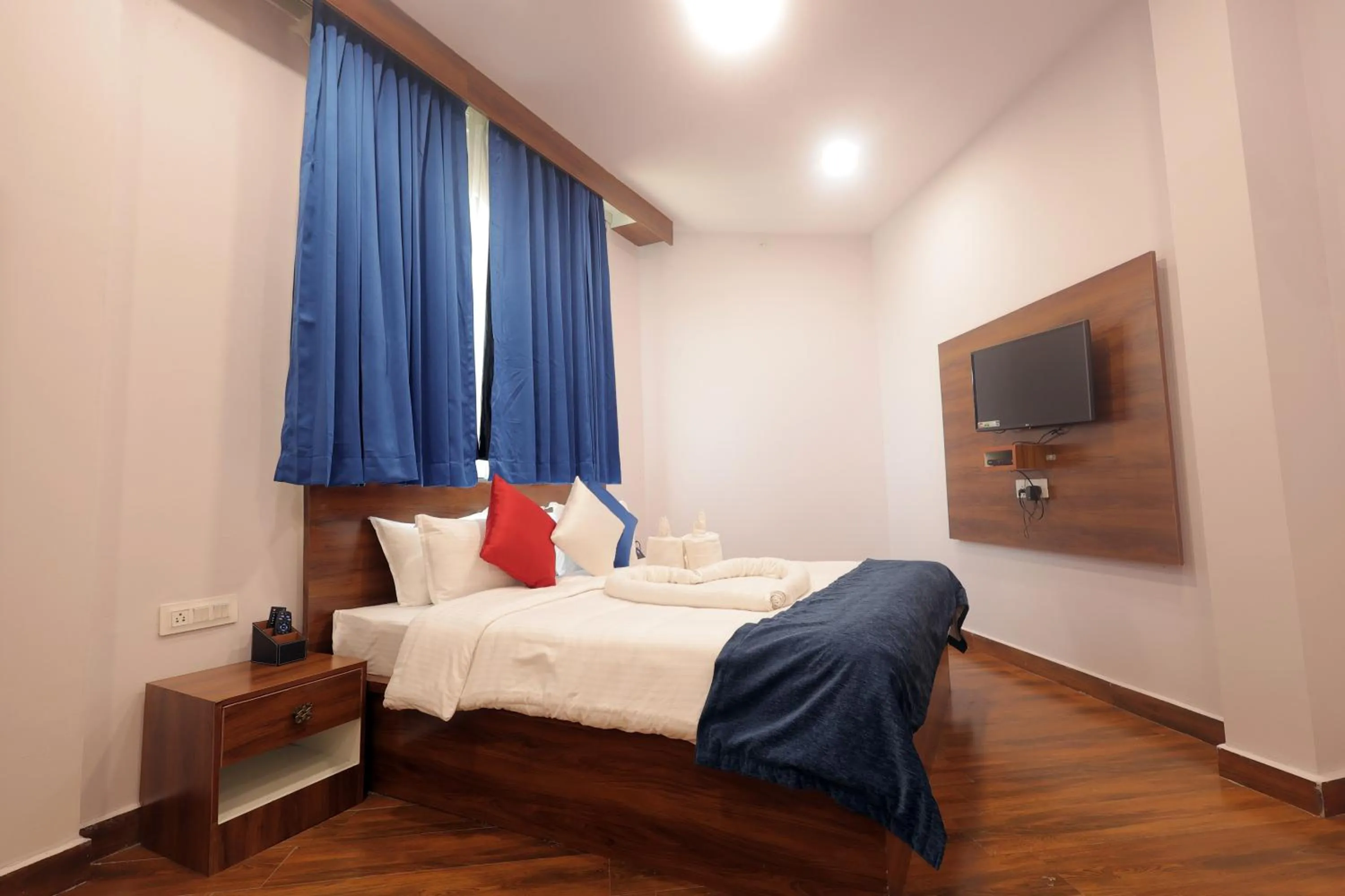 Bed in MJ Avyanna Resort & Convention Centre, Bengaluru