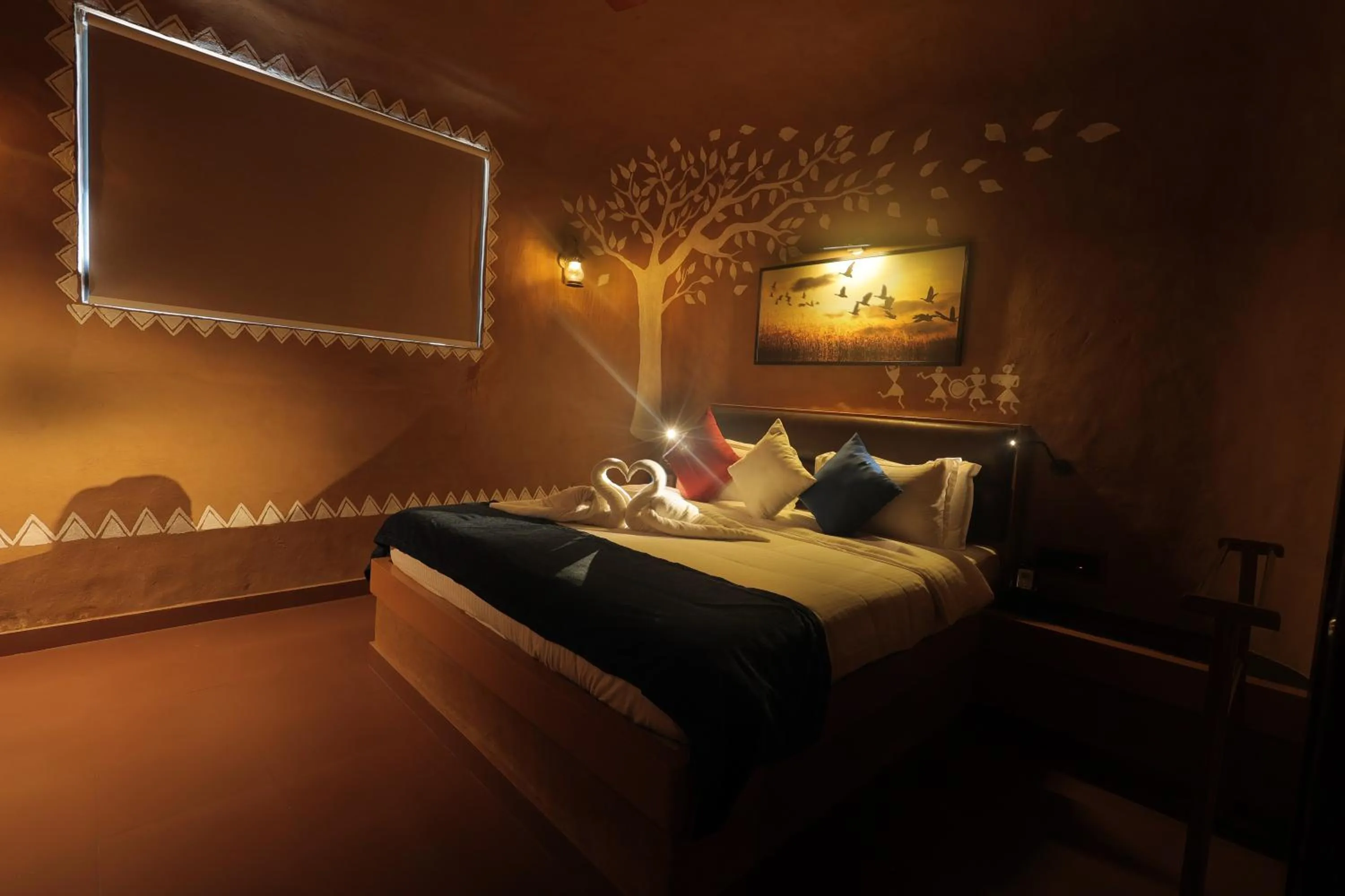 Bed in MJ Avyanna Resort & Convention Centre, Bengaluru