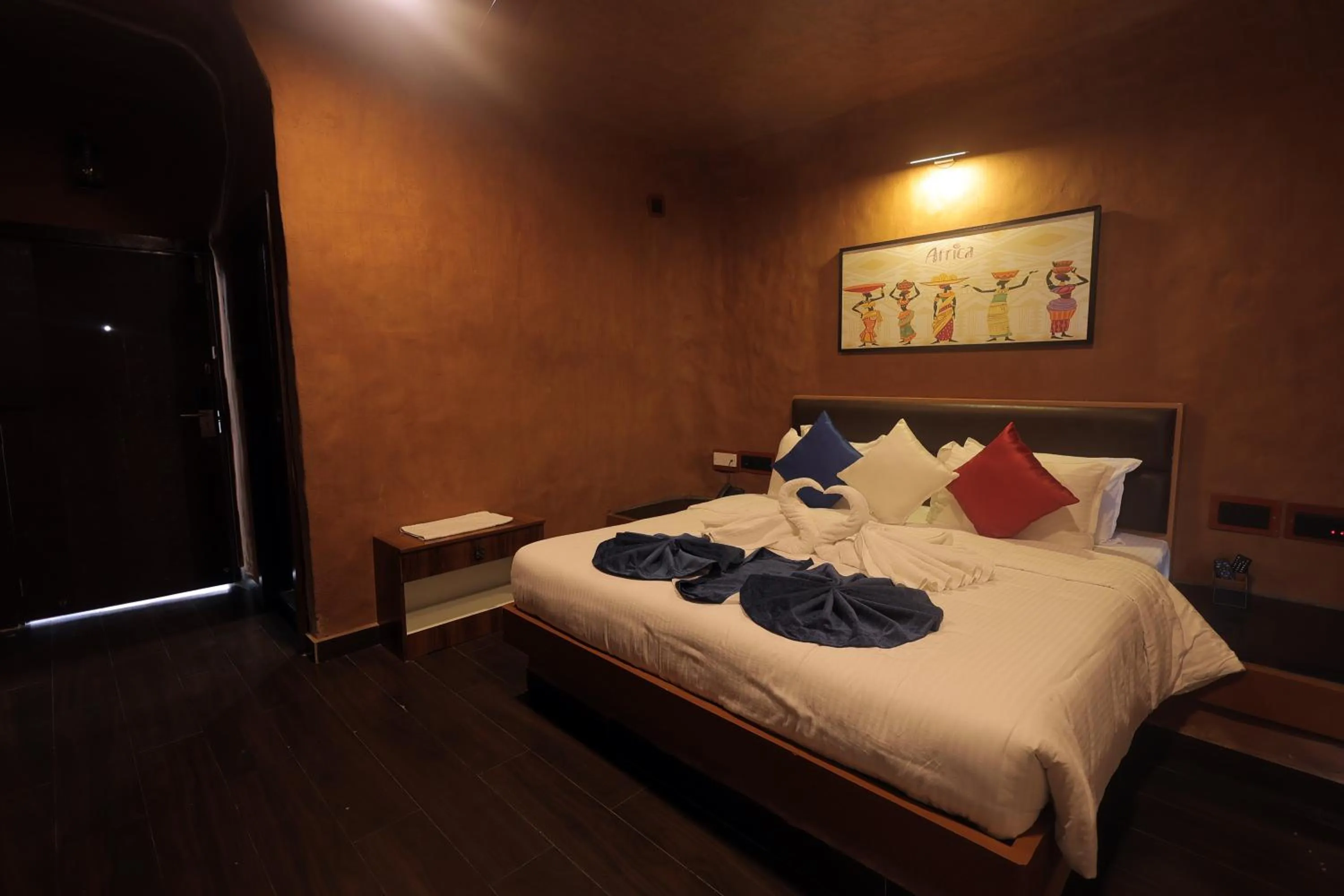 Bed in MJ Avyanna Resort & Convention Centre, Bengaluru