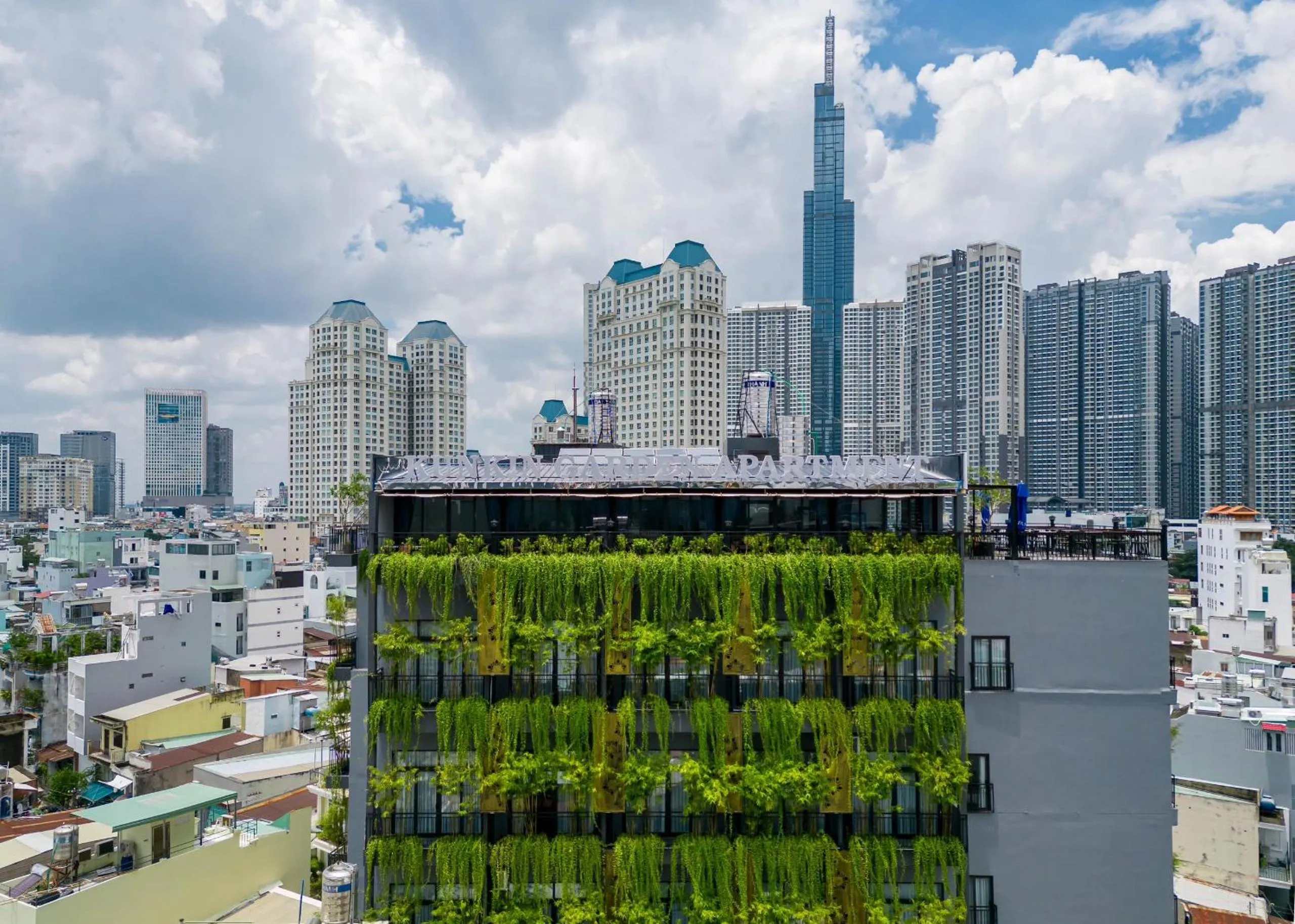 Property building in KunKin Garden Aparthotel