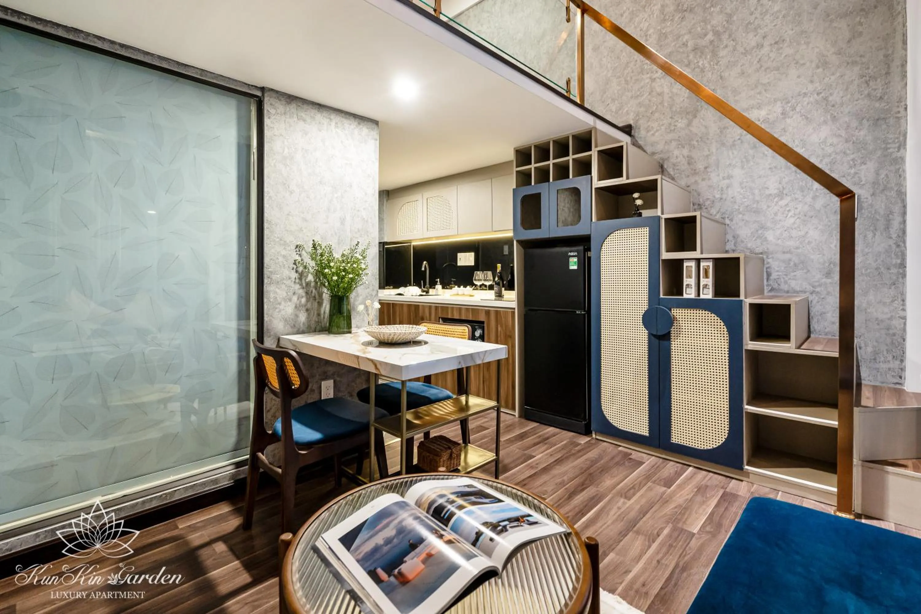 Living room in KunKin Garden Aparthotel