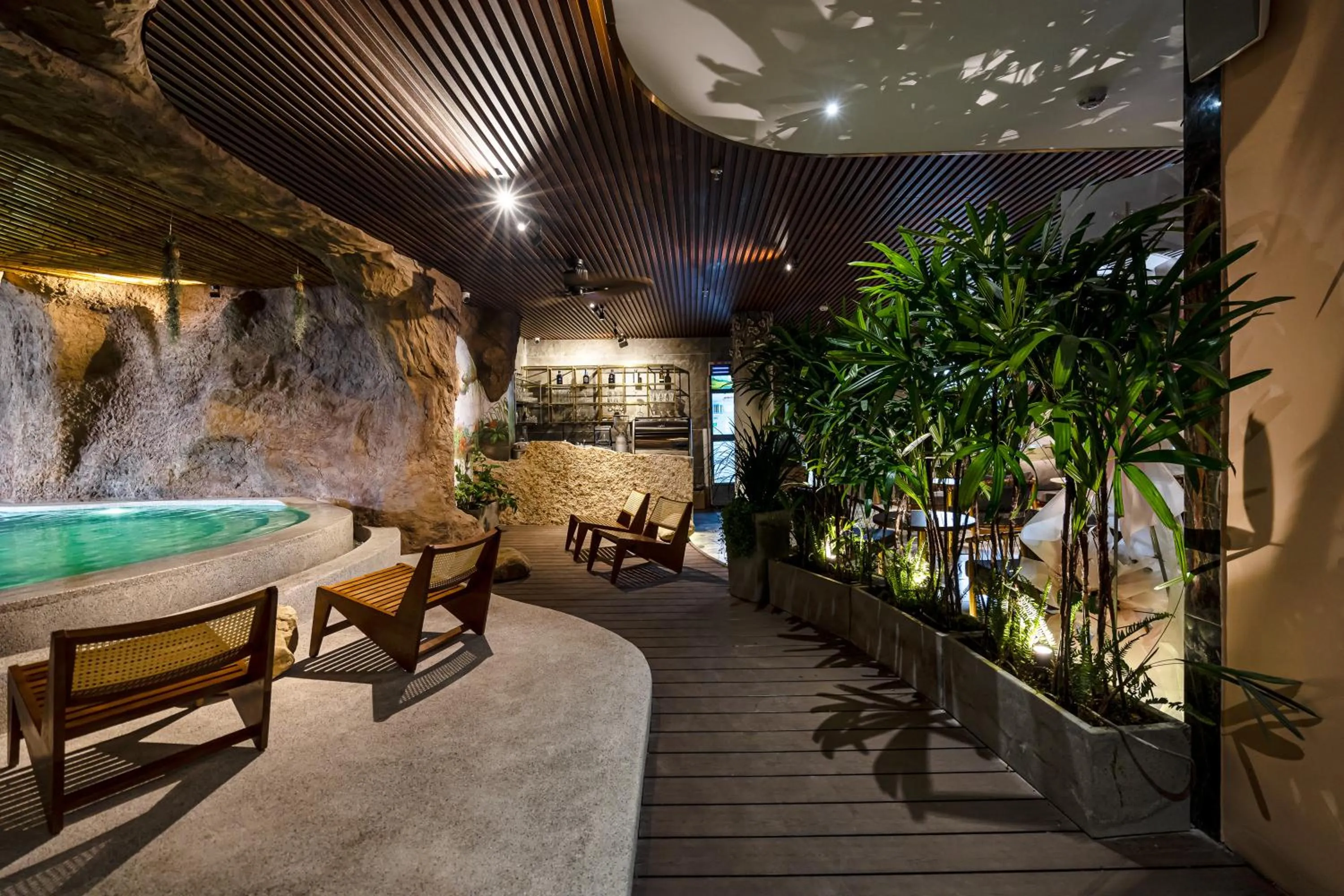 Swimming pool in KunKin Garden Aparthotel