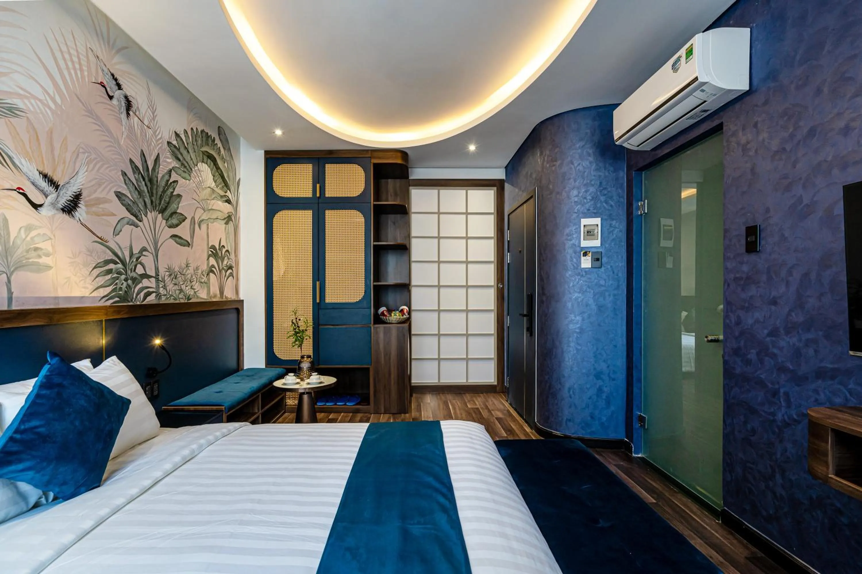 Bed in KunKin Garden Aparthotel