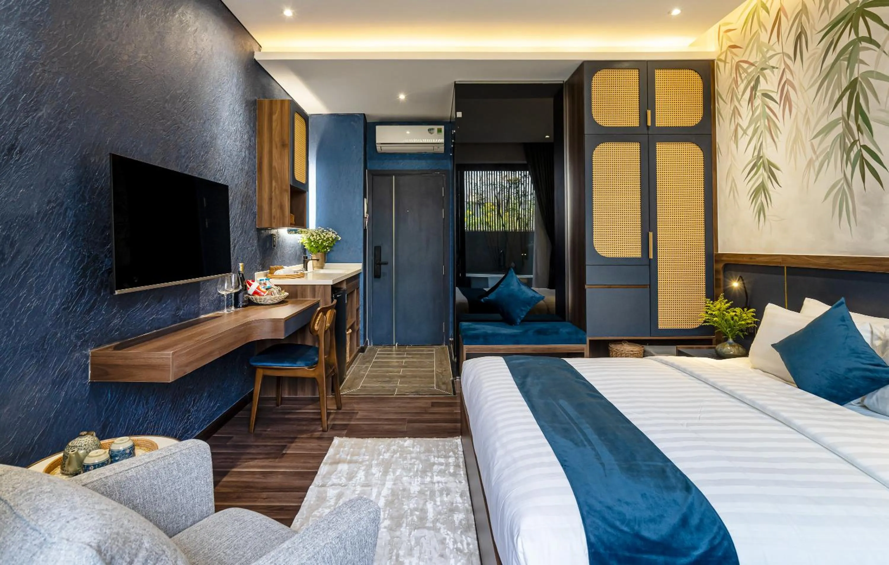 Bedroom, Bed in KunKin Garden Aparthotel