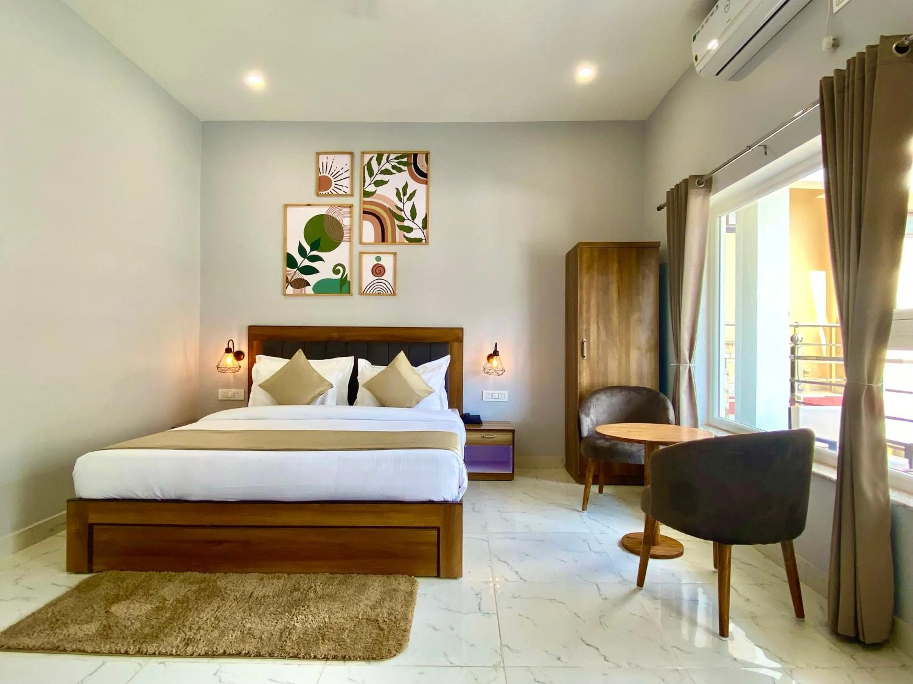 Bed in Hotel Wraveler Inn