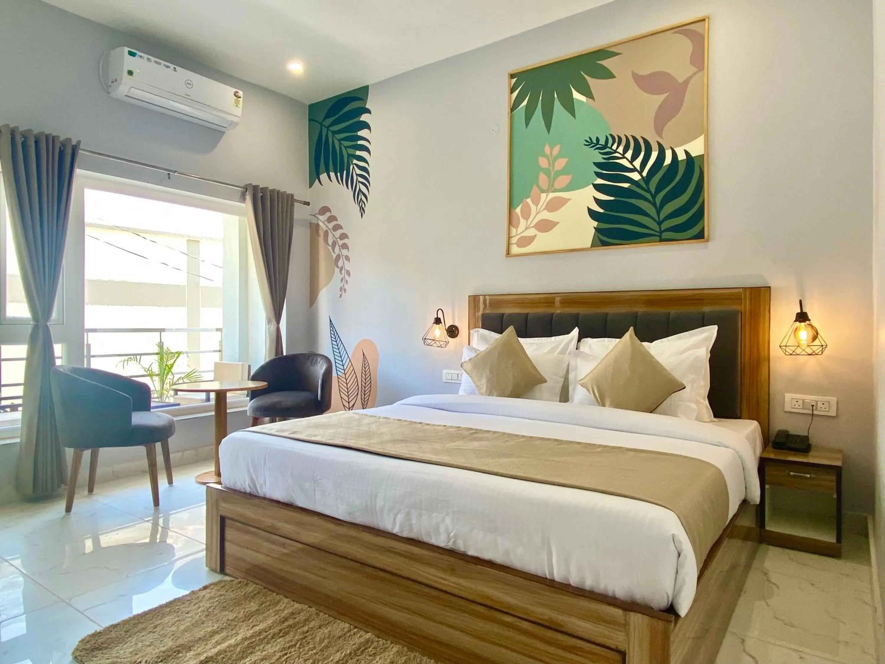 Bed in Hotel Wraveler Inn