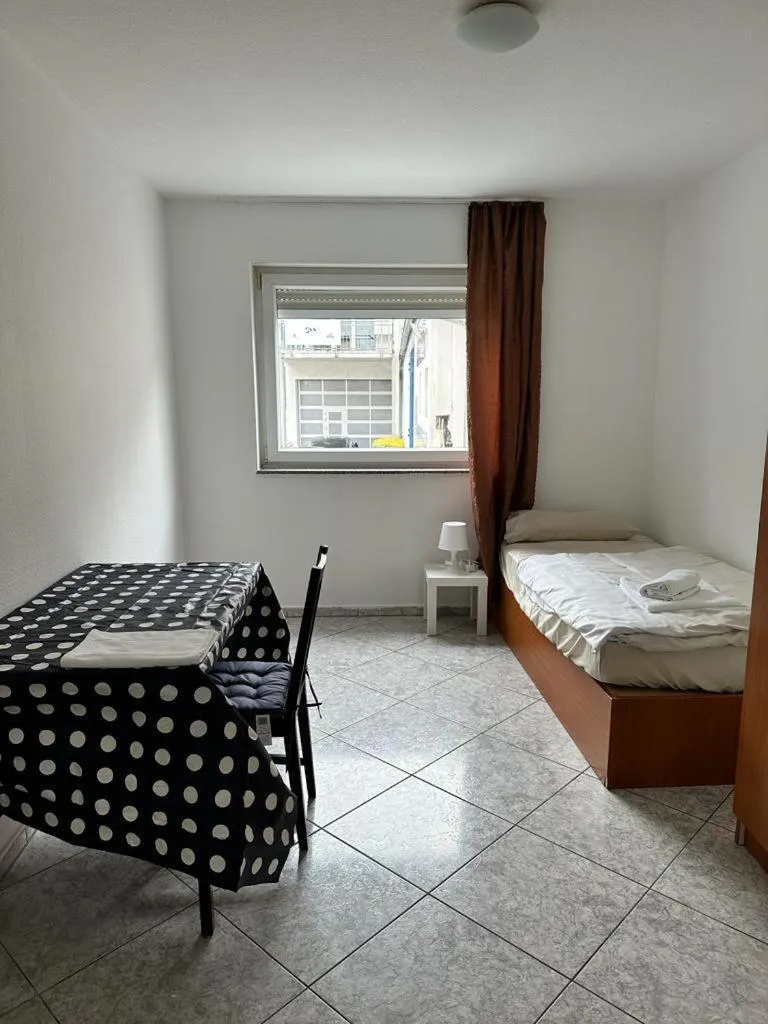 Bedroom, Bed in Pension Seckbach